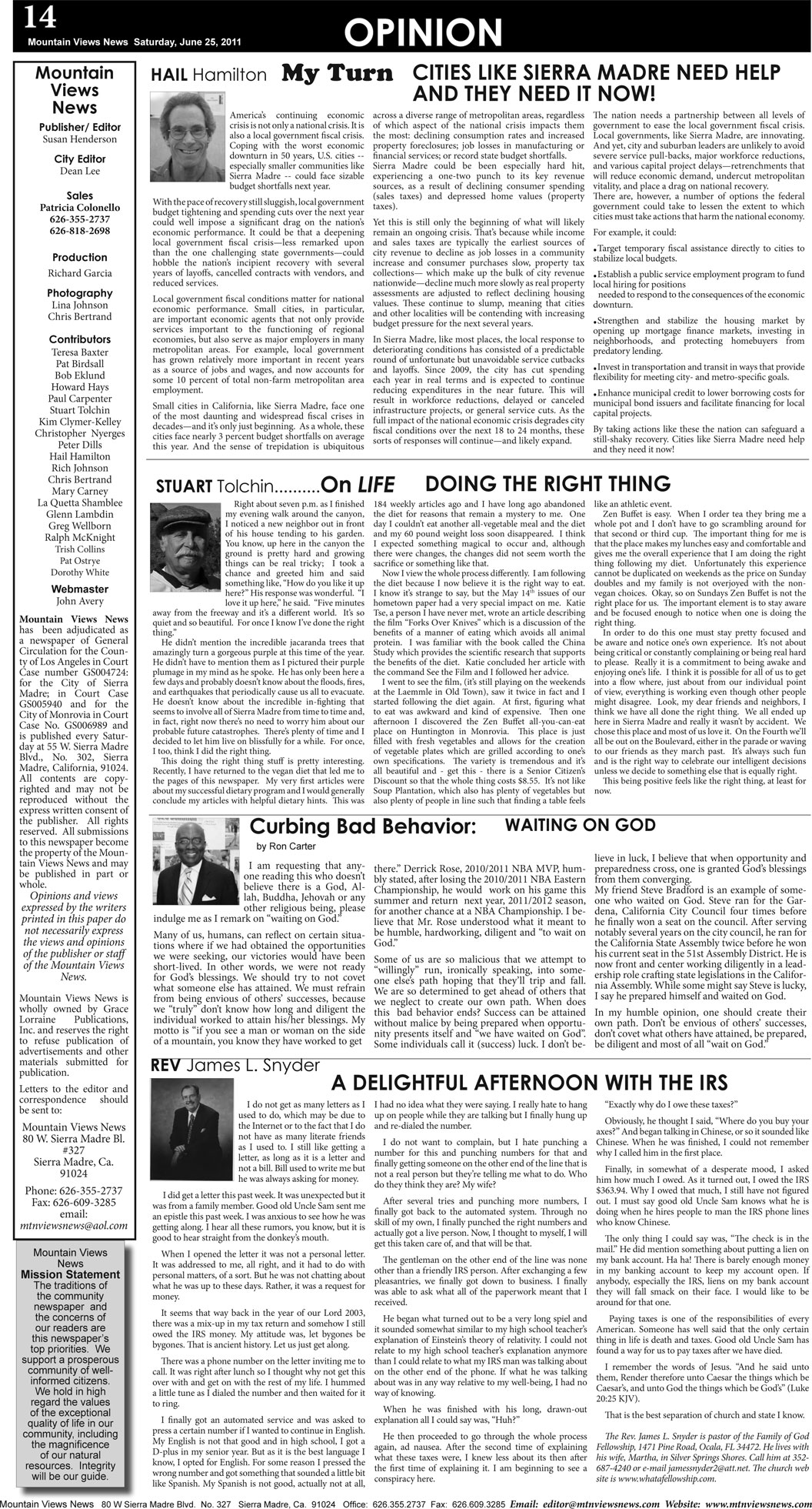 MVNews this week:  Page 14