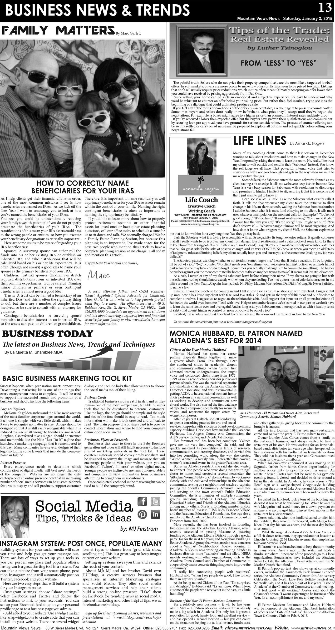 MVNews this week:  Page 13