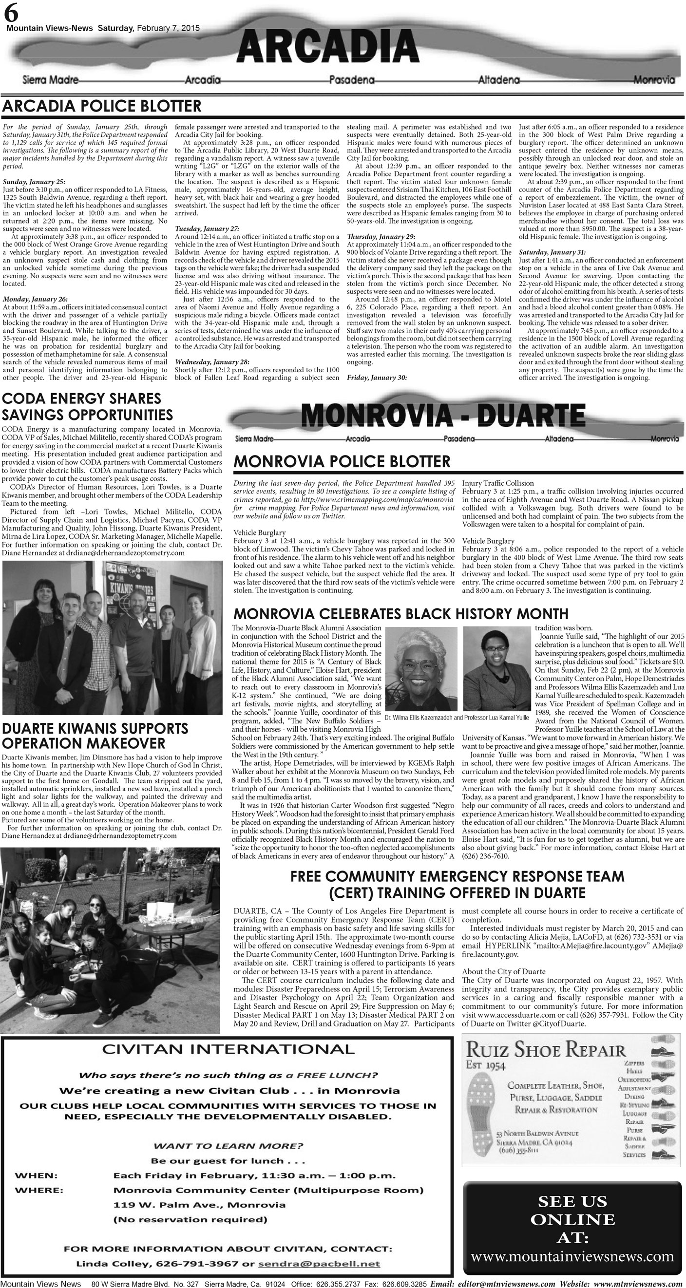 MVNews this week:  Page 6