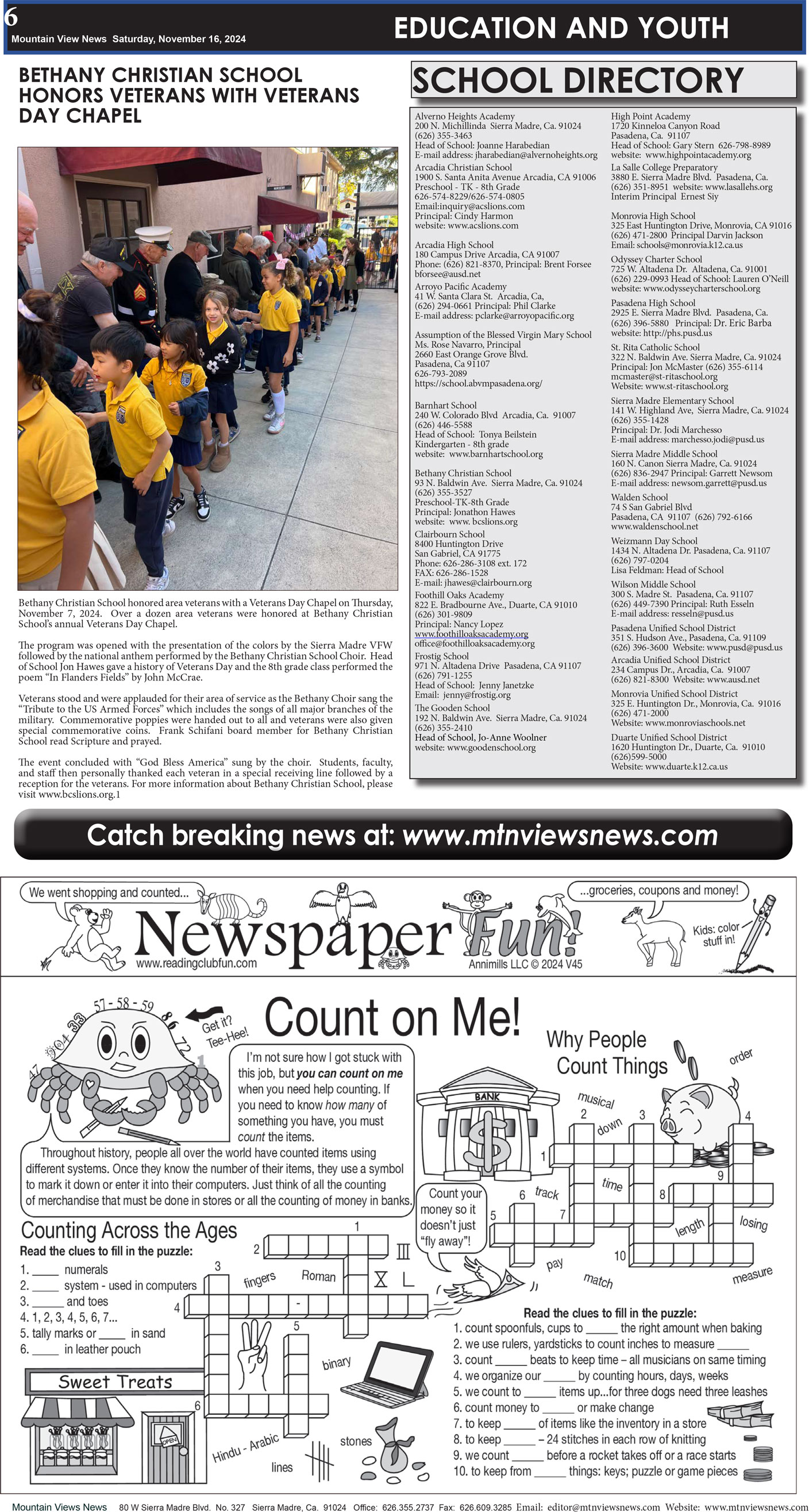 MVNews this week:  Page 6