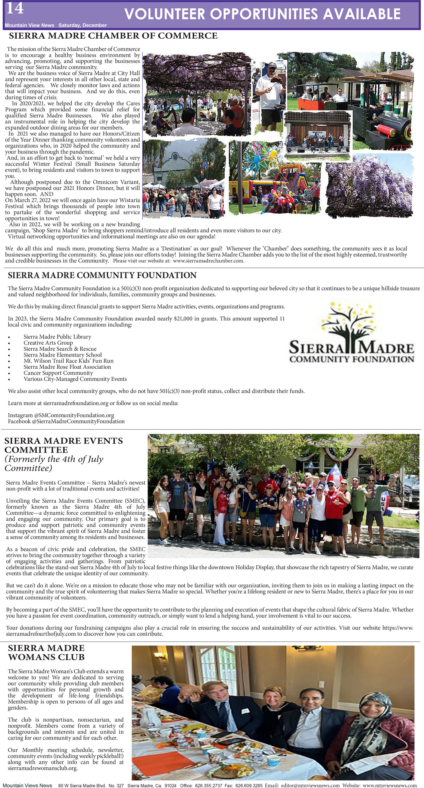 MVNews this week:  Page 14