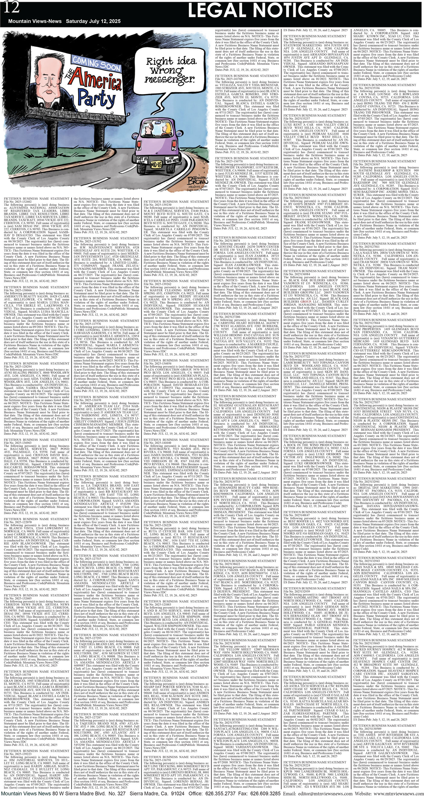 MVNews this week:  Page 12