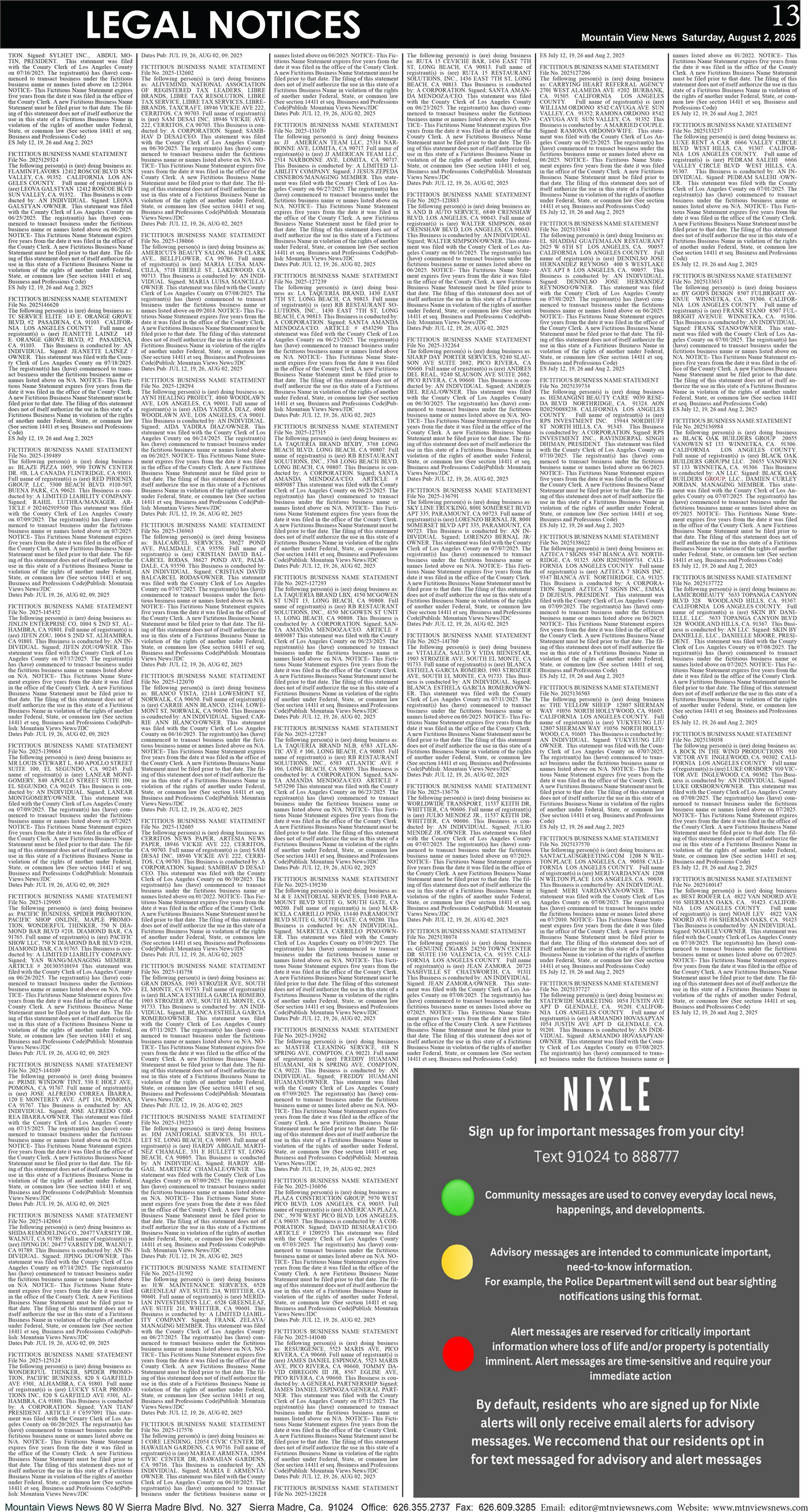 MVNews this week:  Page 13