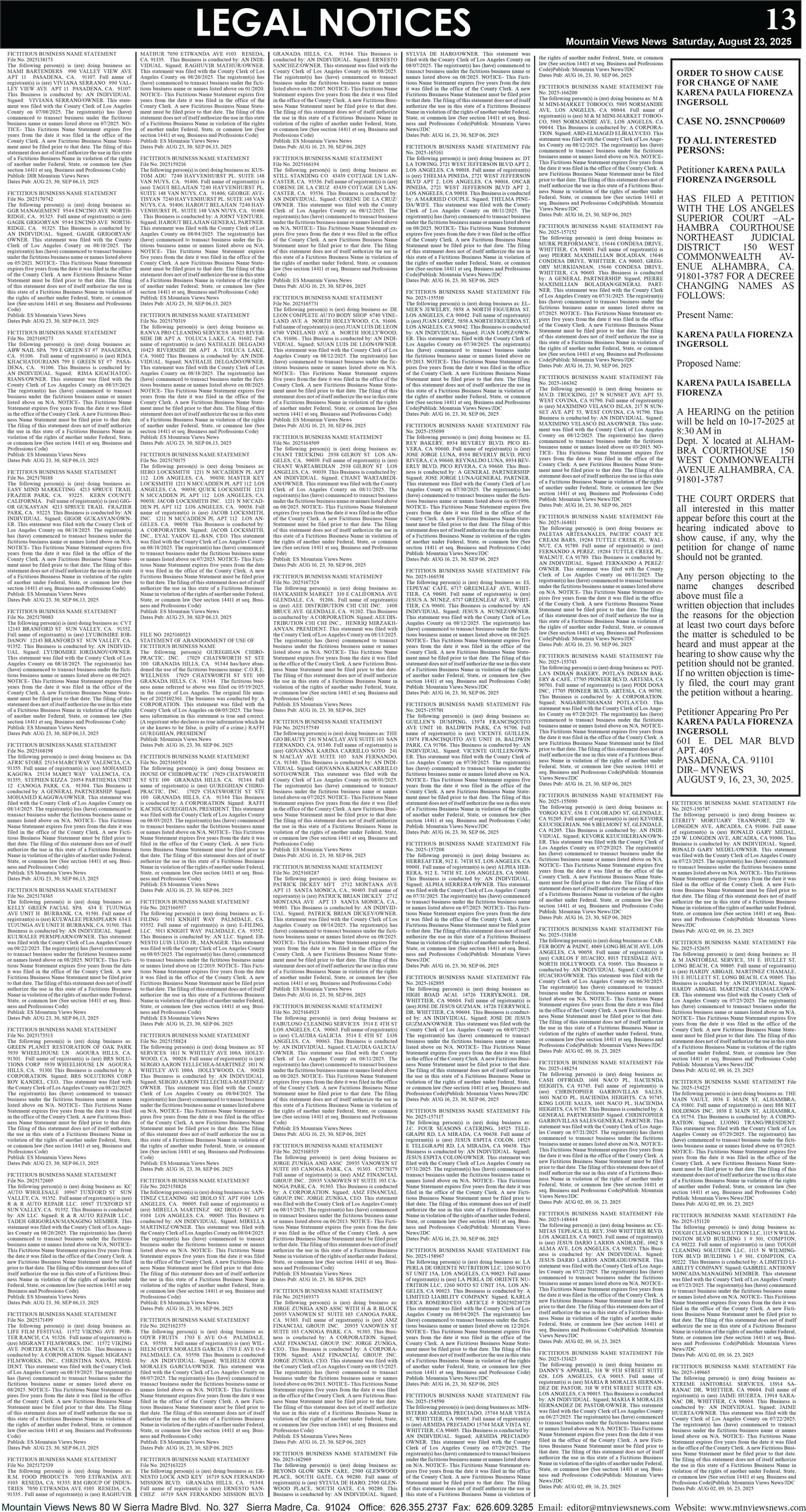 MVNews this week:  Page 13