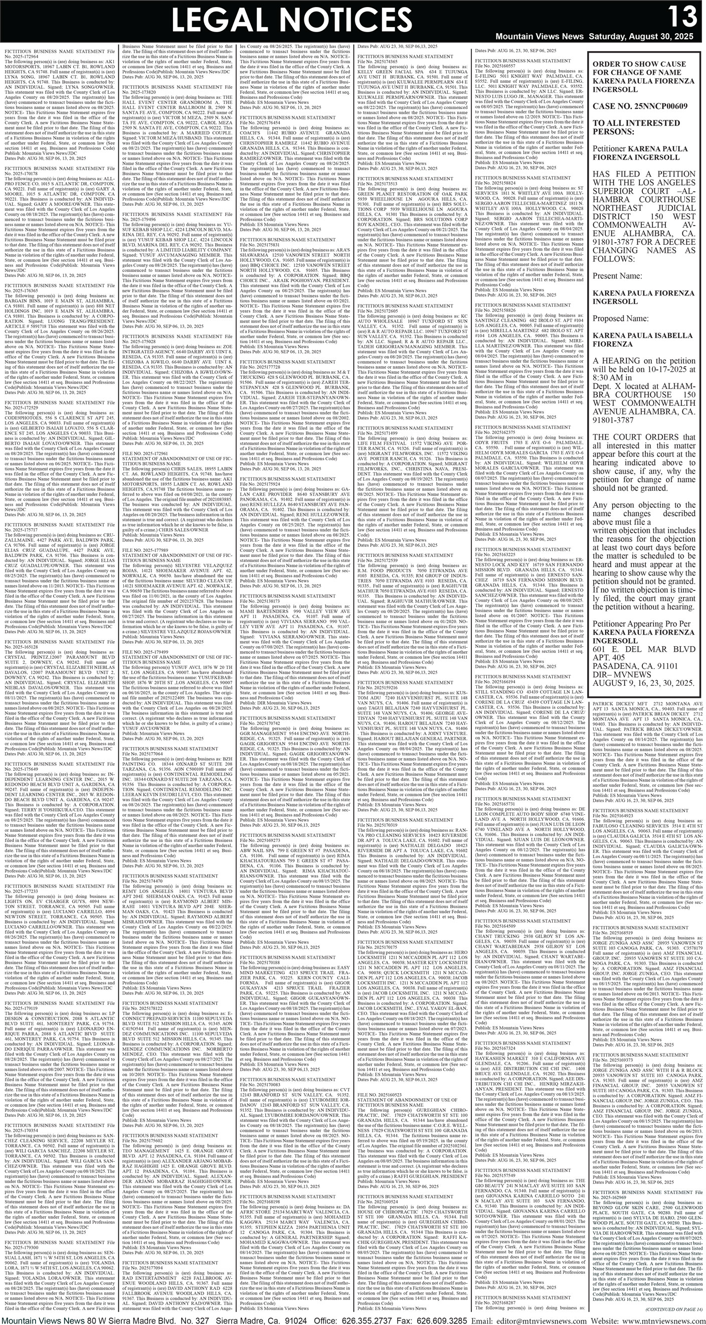 MVNews this week:  Page 13