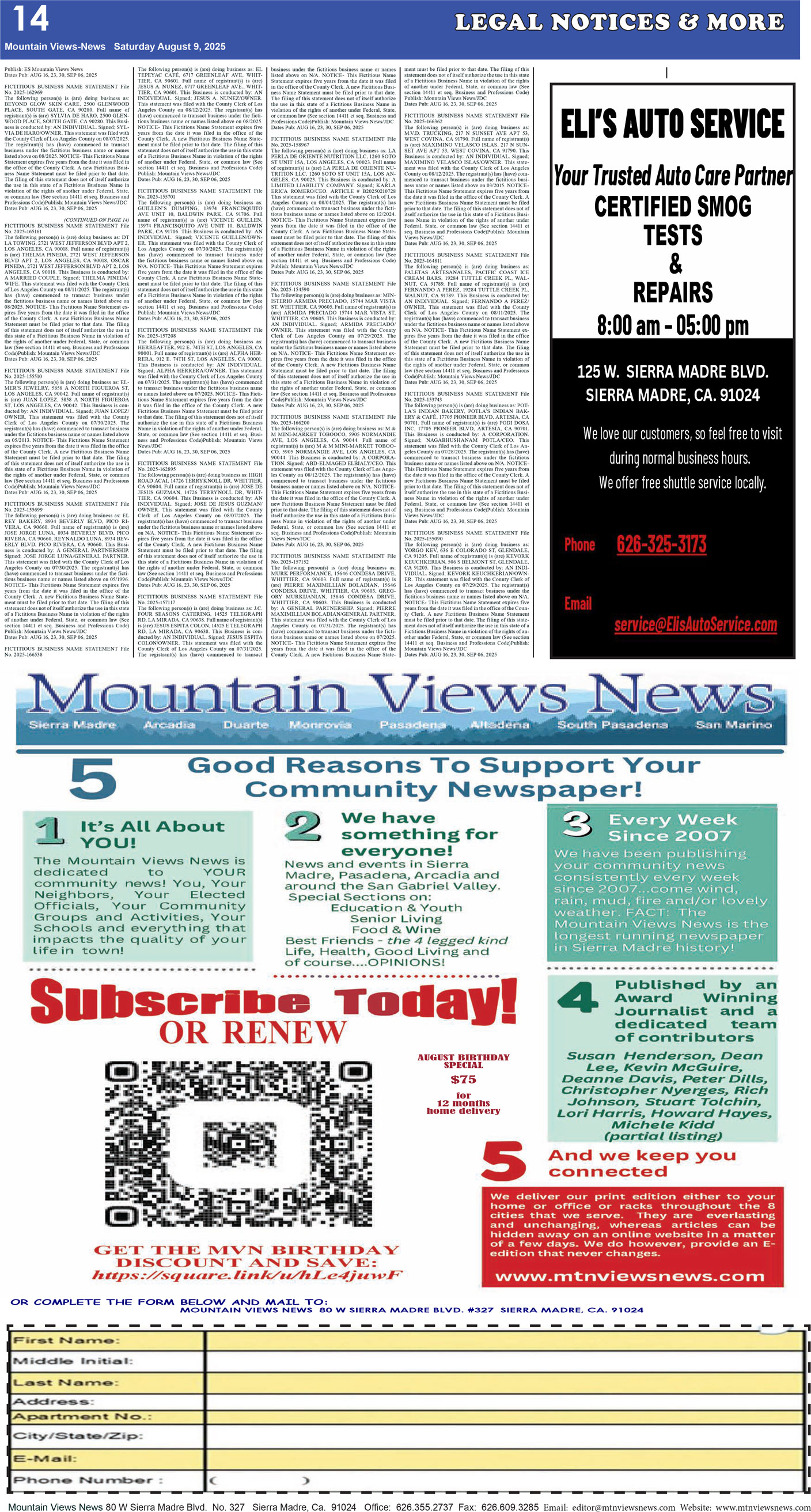 MVNews this week:  Page 14