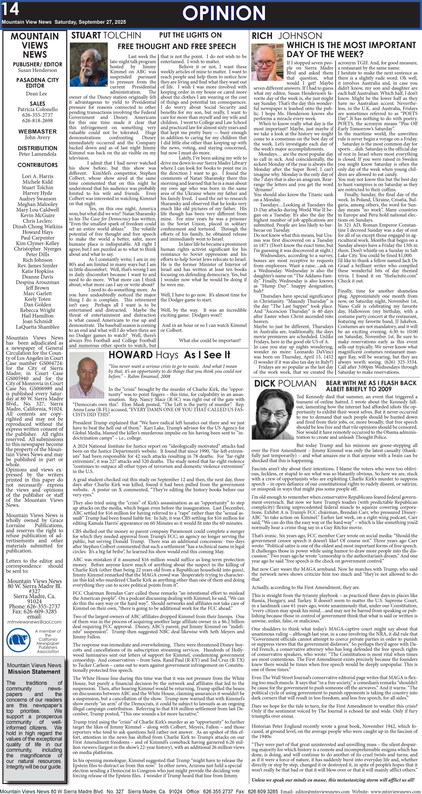 MVNews this week:  Page 14