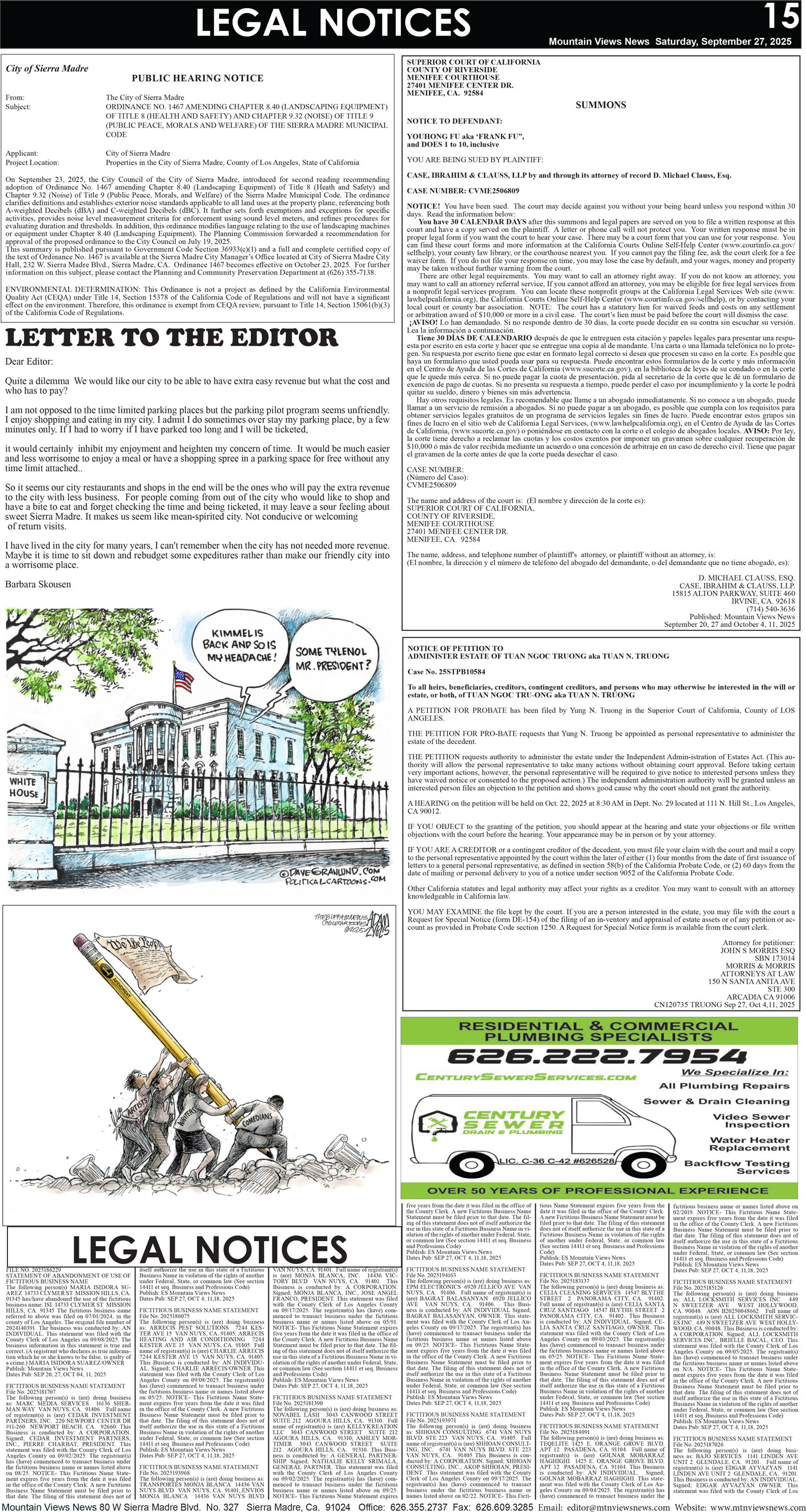 MVNews this week:  Page 15