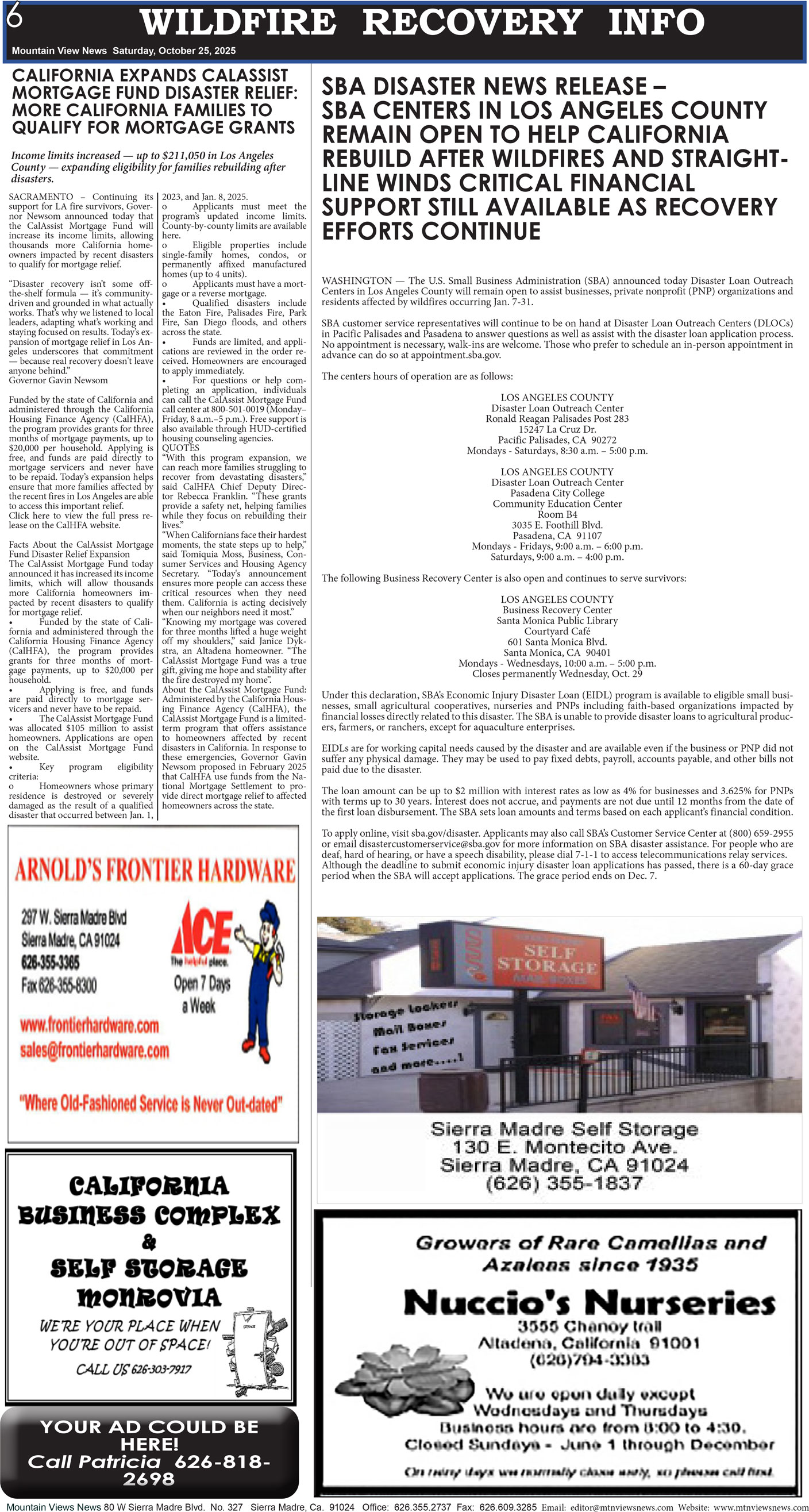 MVNews this week:  Page 6