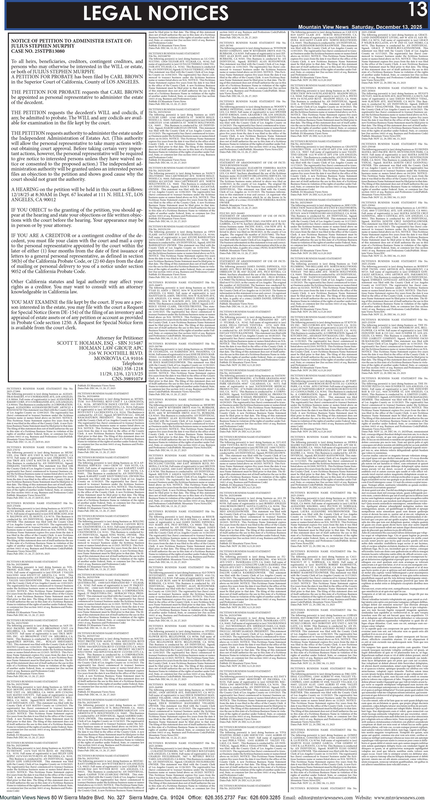 MVNews this week: Page 13