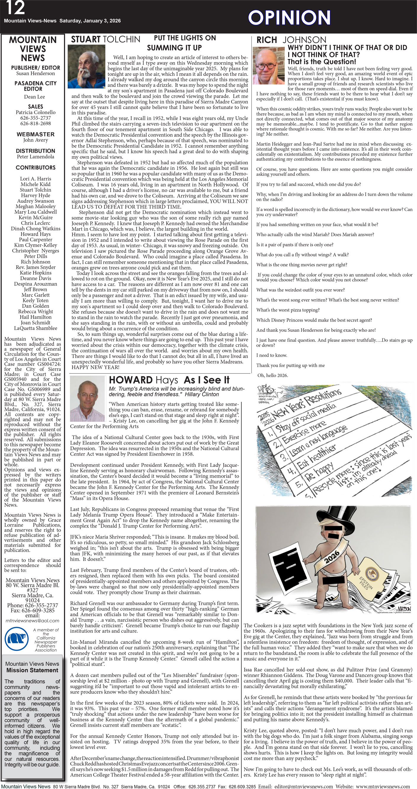 MVNews this week:  Page 12