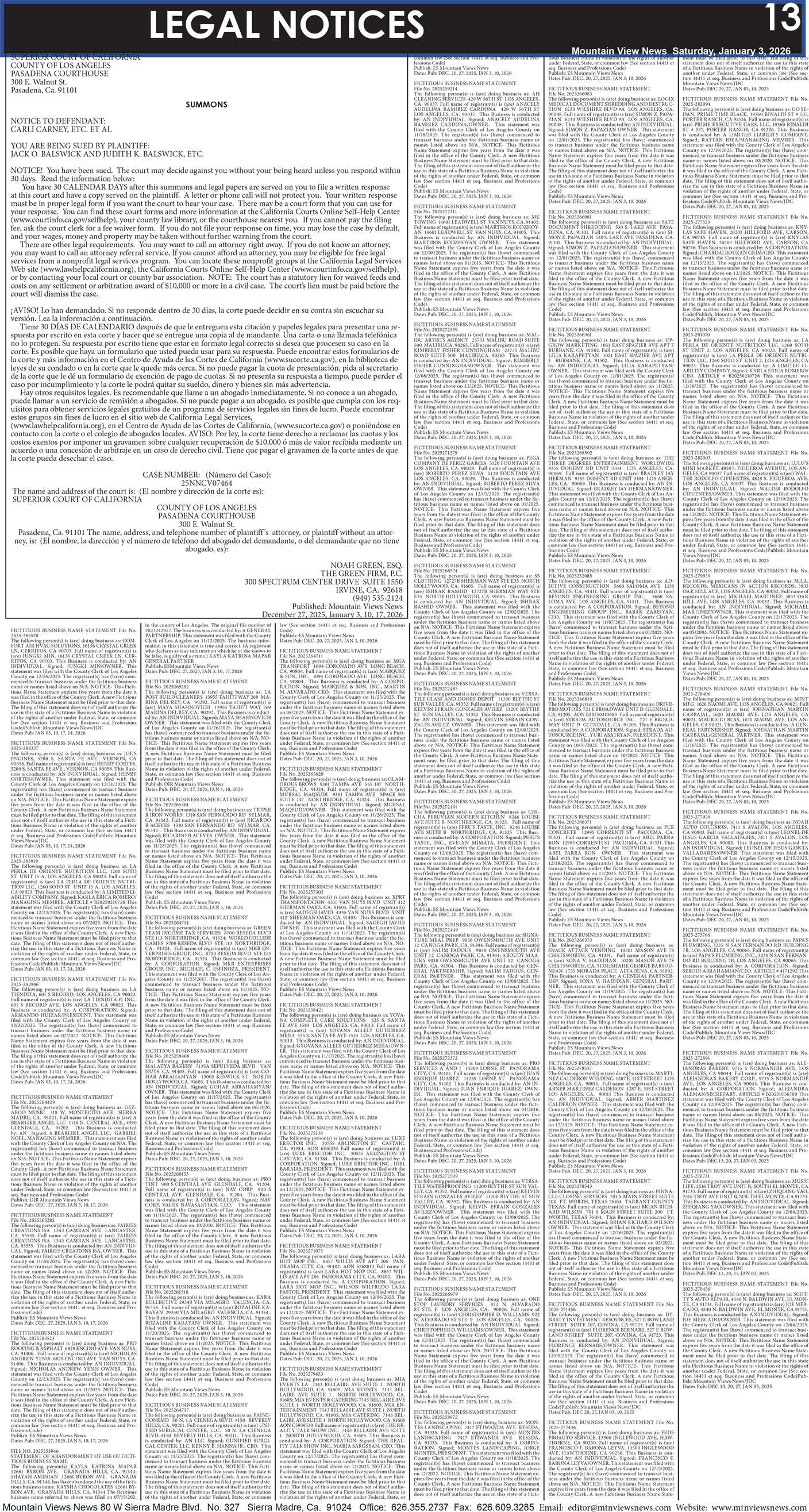 MVNews this week:  Page 13