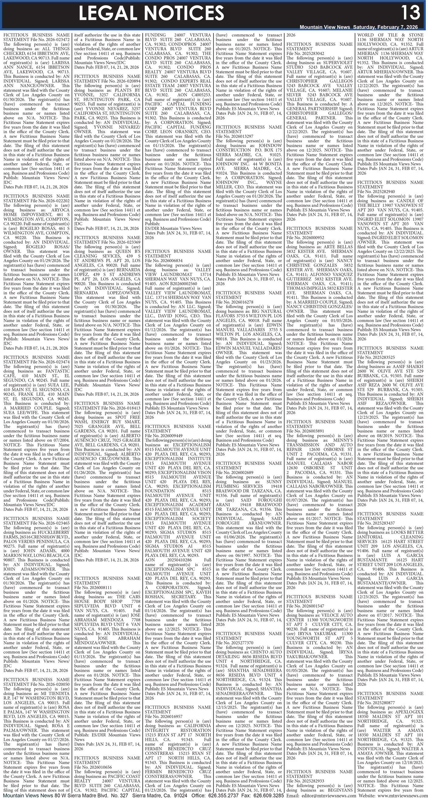 MVNews this week:  Page 13