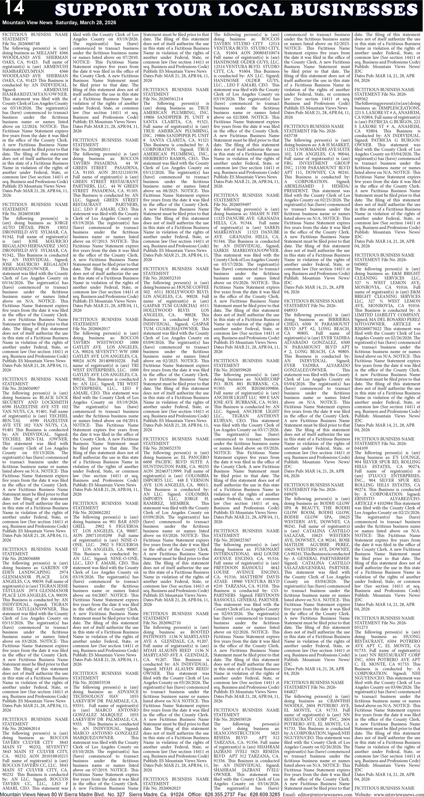 MVNews this week: Page 14