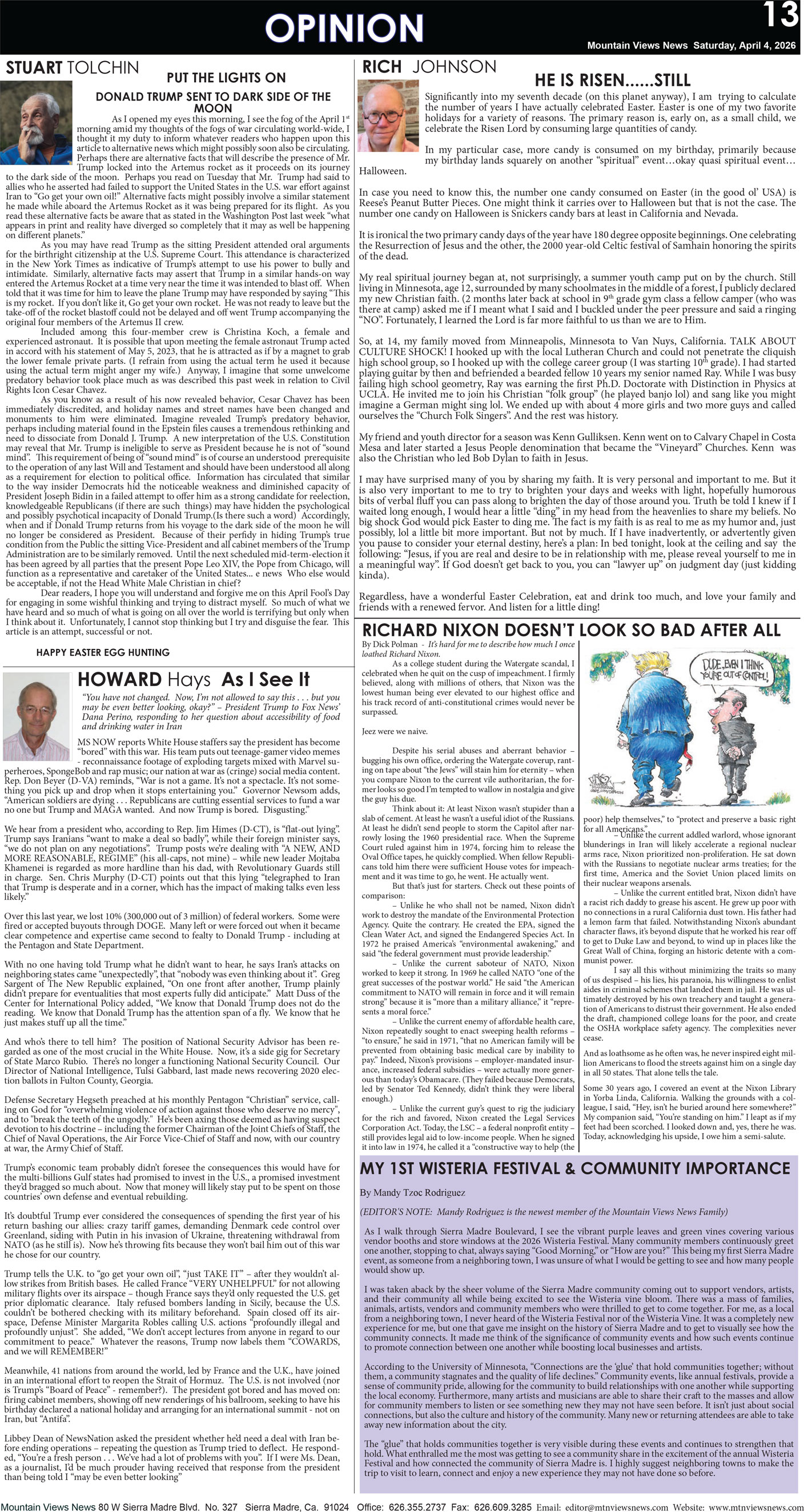 MVNews this week:  Page 13