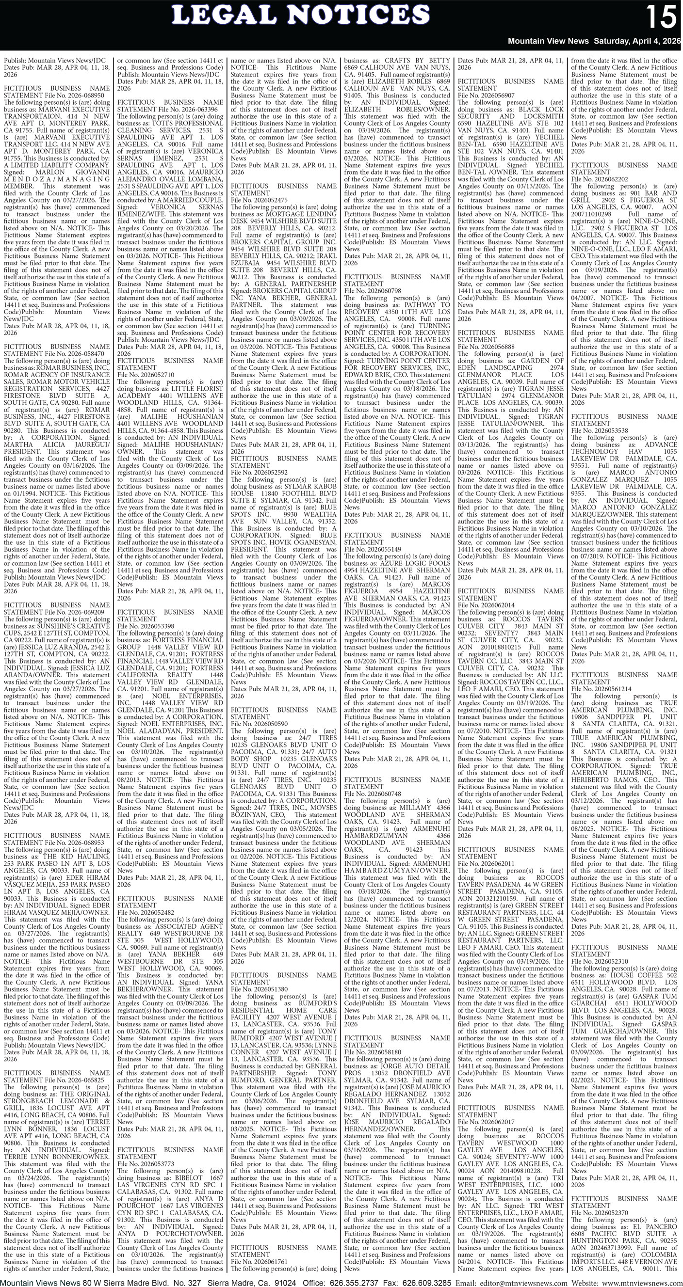 MVNews this week:  Page 15