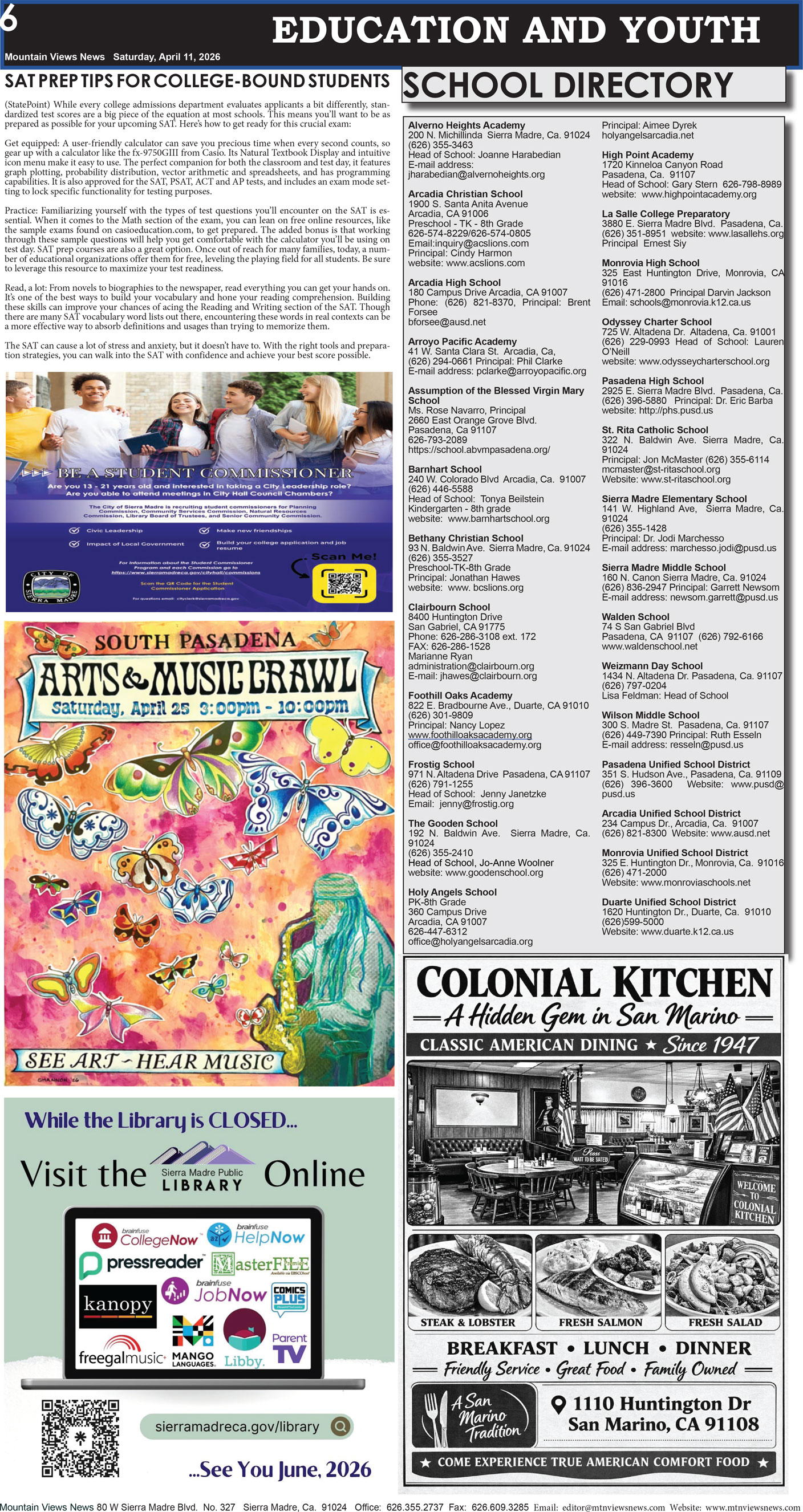 MVNews this week:  Page 6