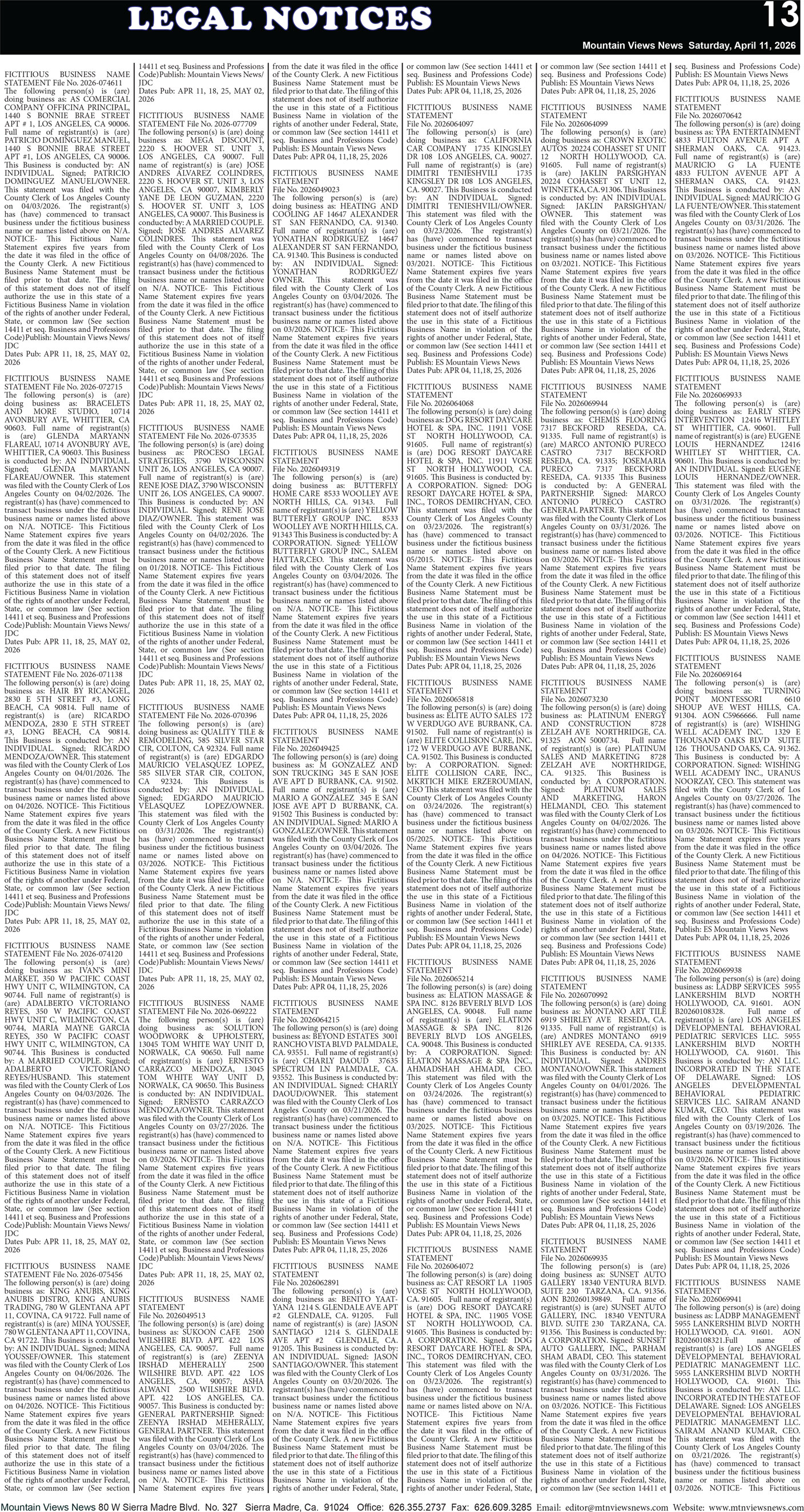 MVNews this week: Page 13