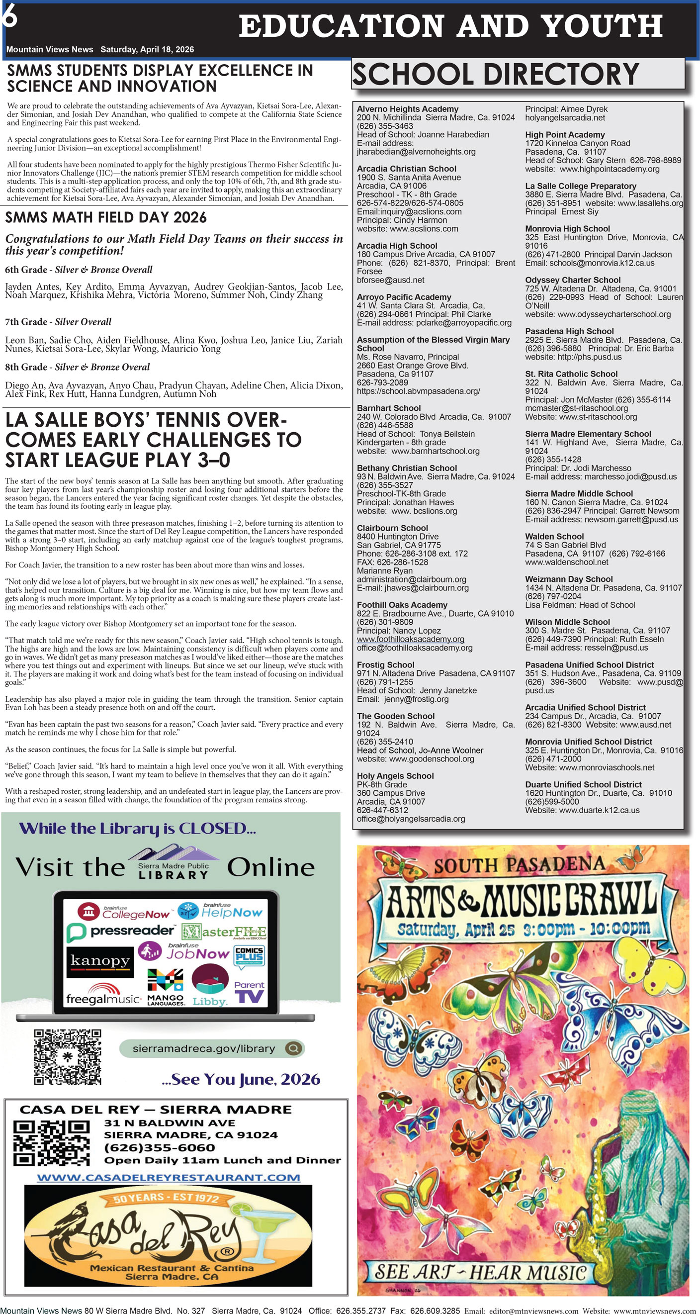 MVNews this week:  Page 6