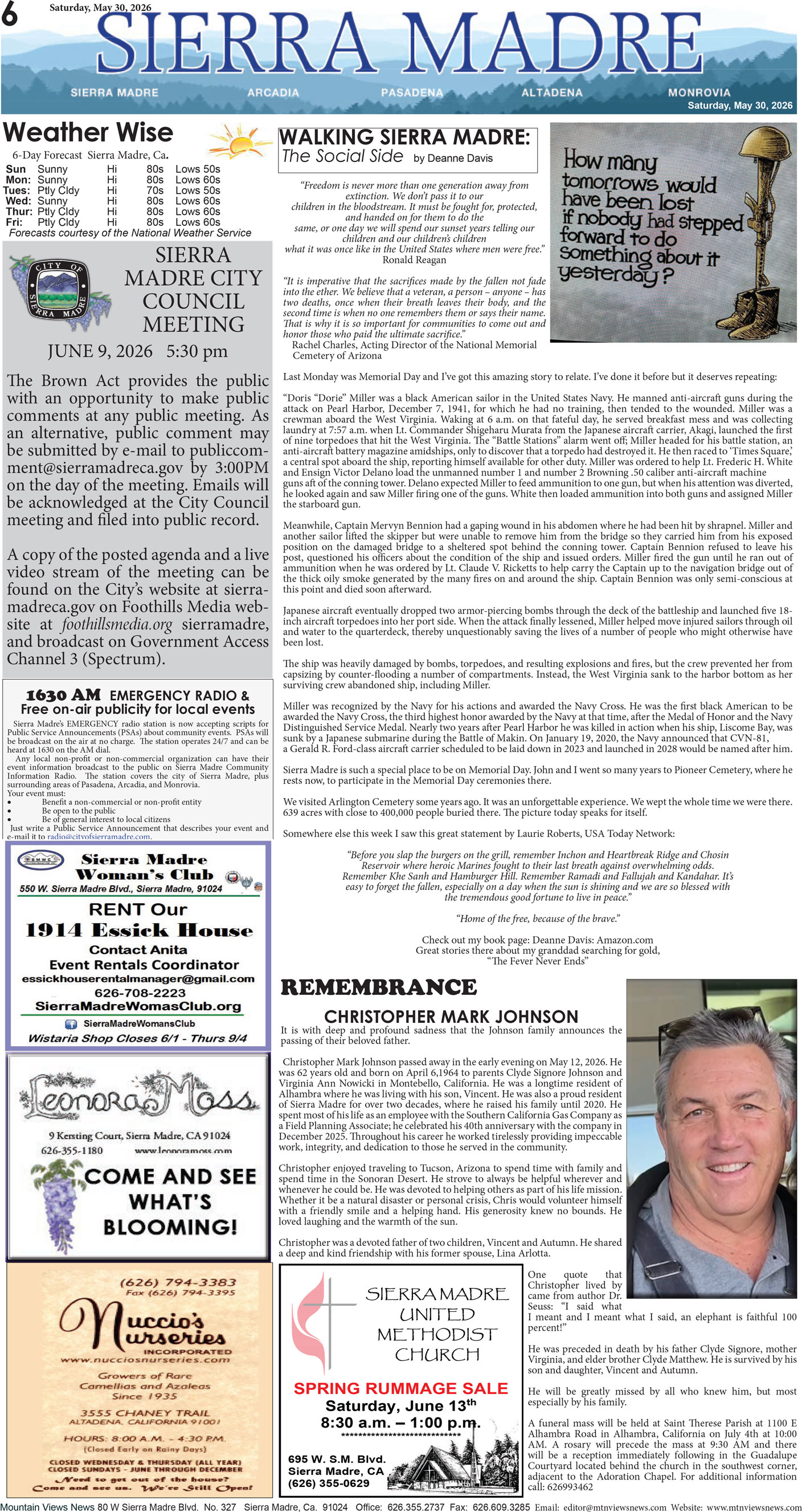 MVNews this week:  Page 6
