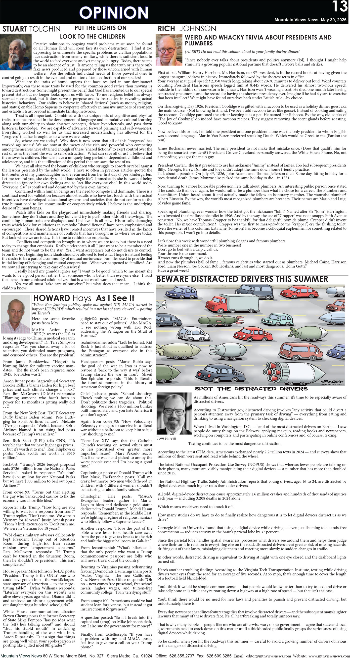 MVNews this week:  Page 13