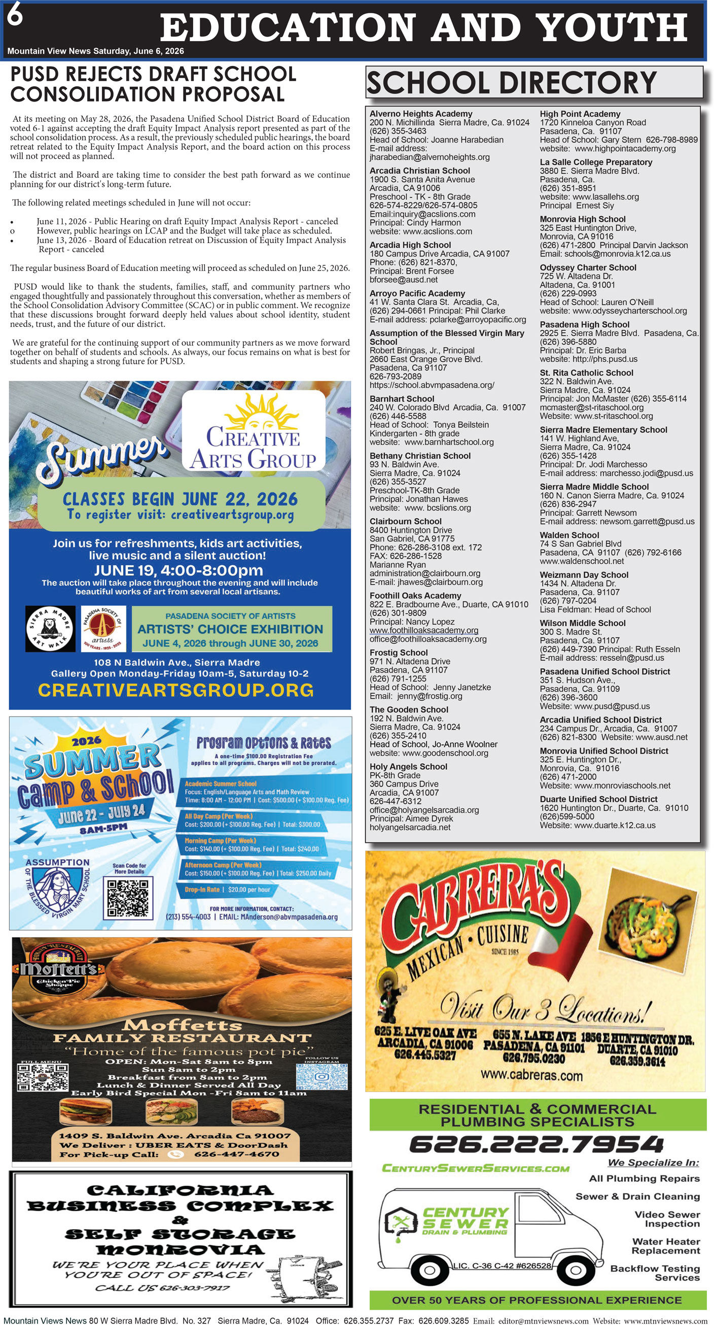MVNews this week:  Page 6