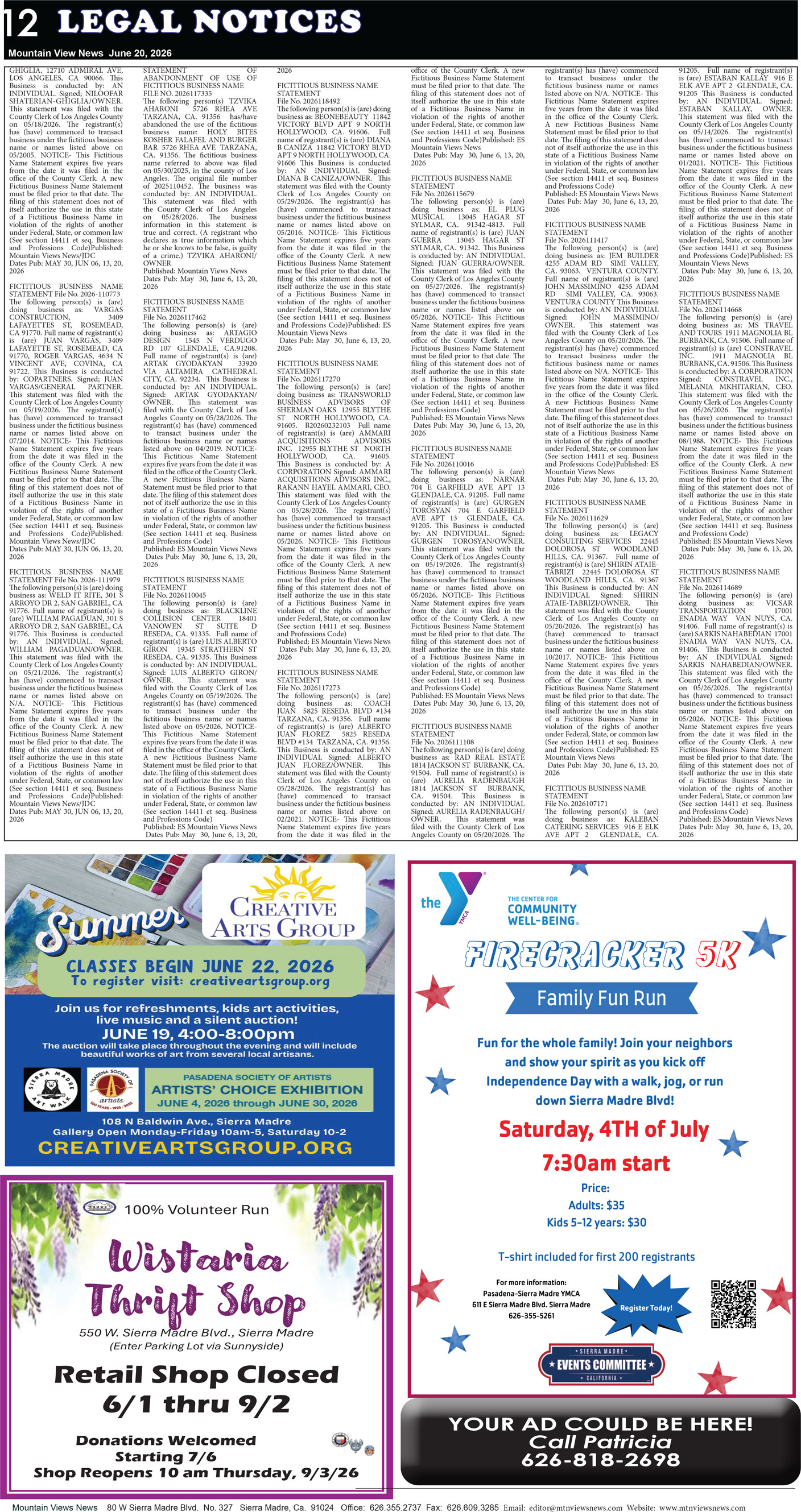 MVNews this week:  Page 12