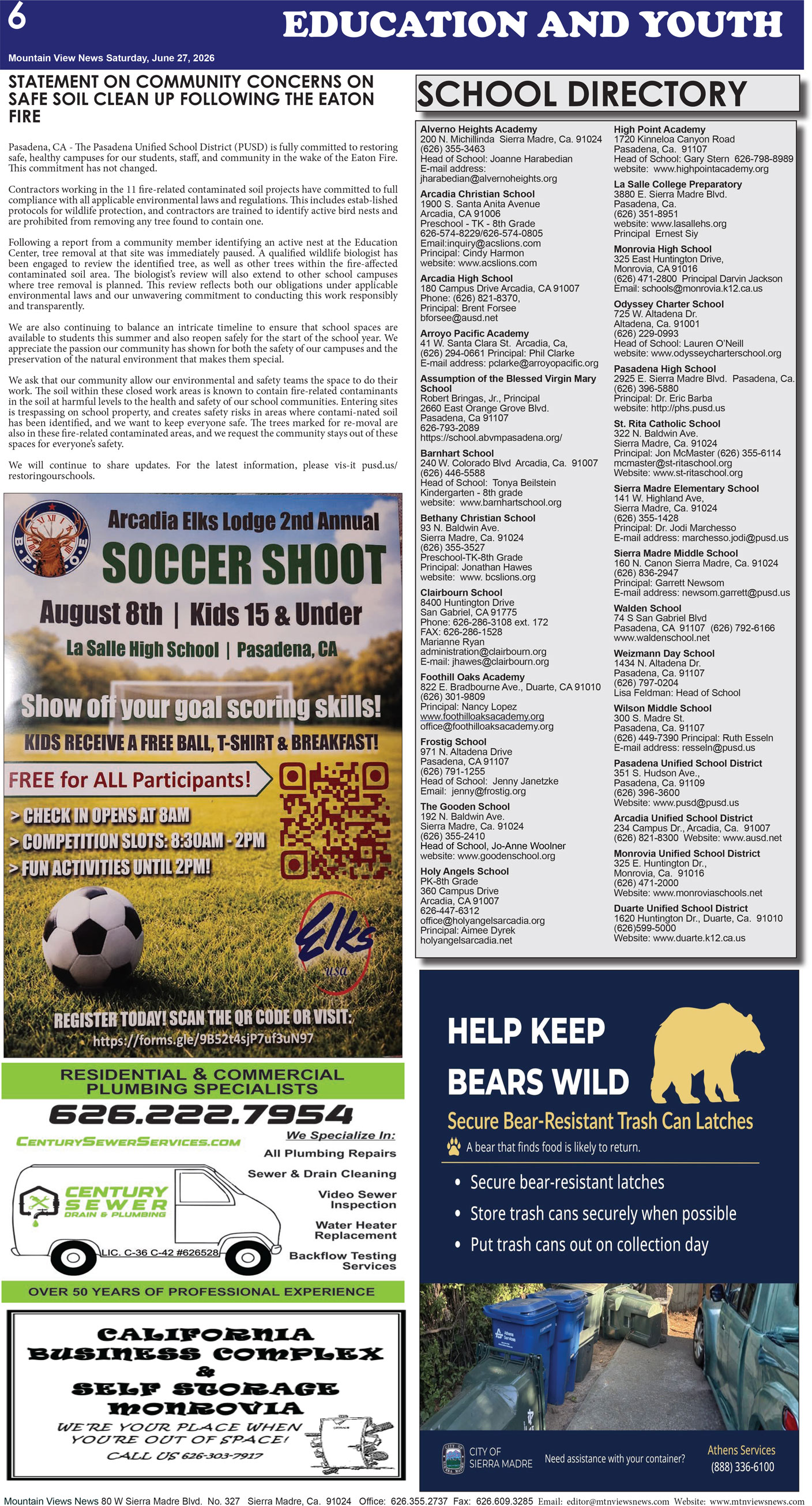 MVNews this week:  Page 6