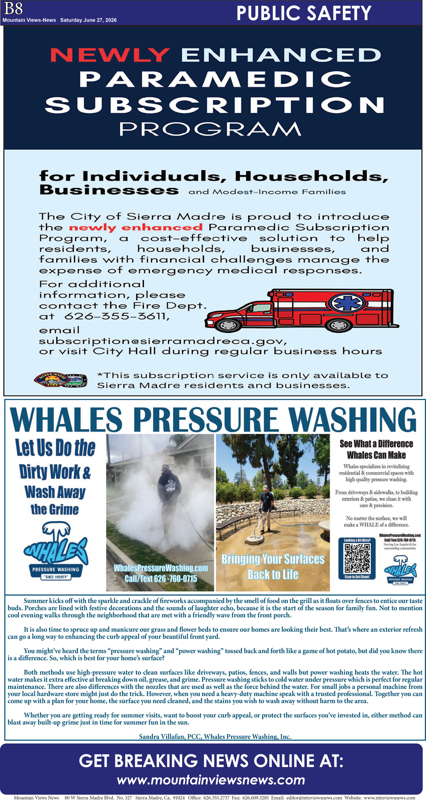 MVNews this week:  Page 20
