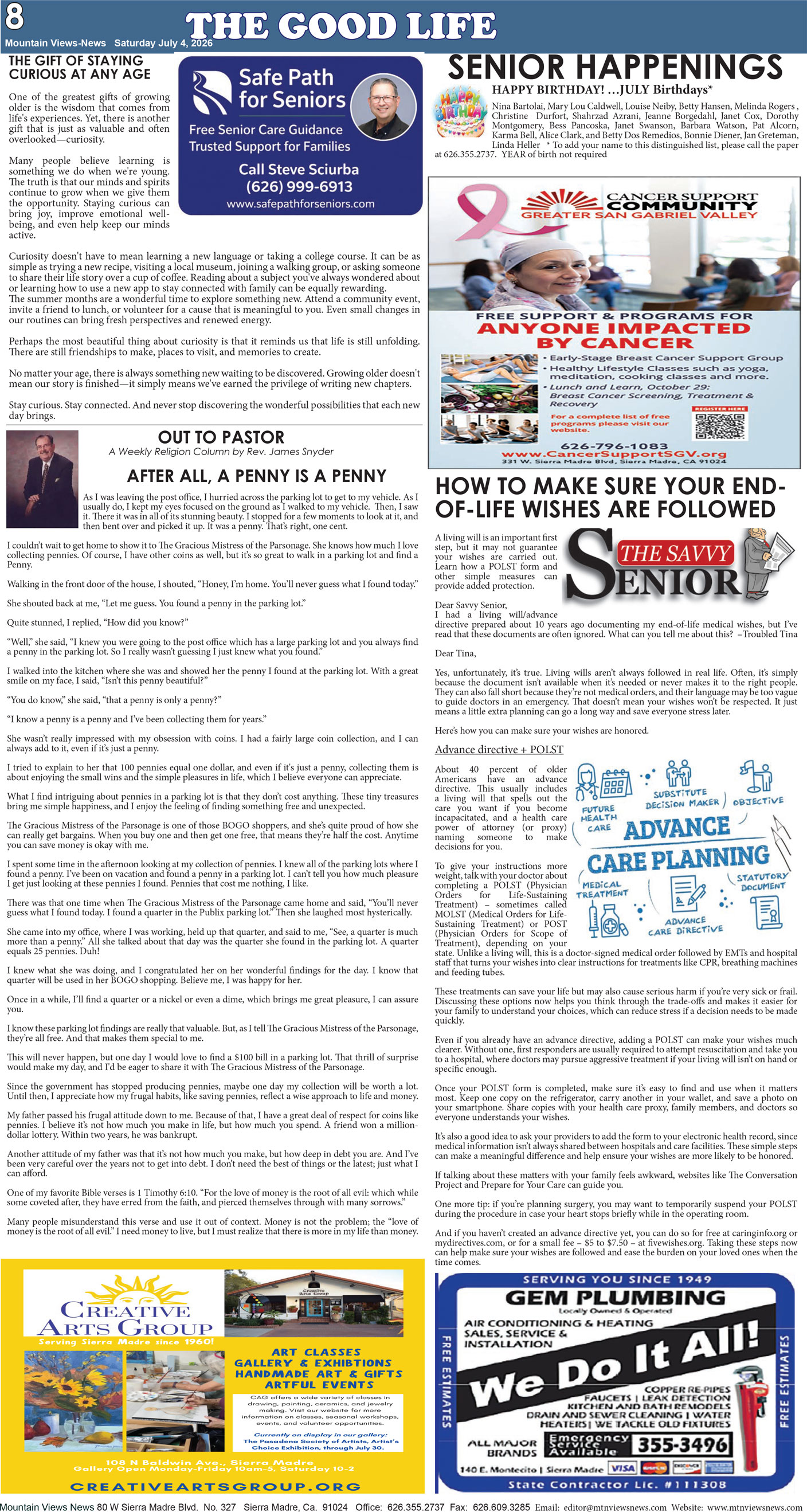 MVNews this week:  Page 8