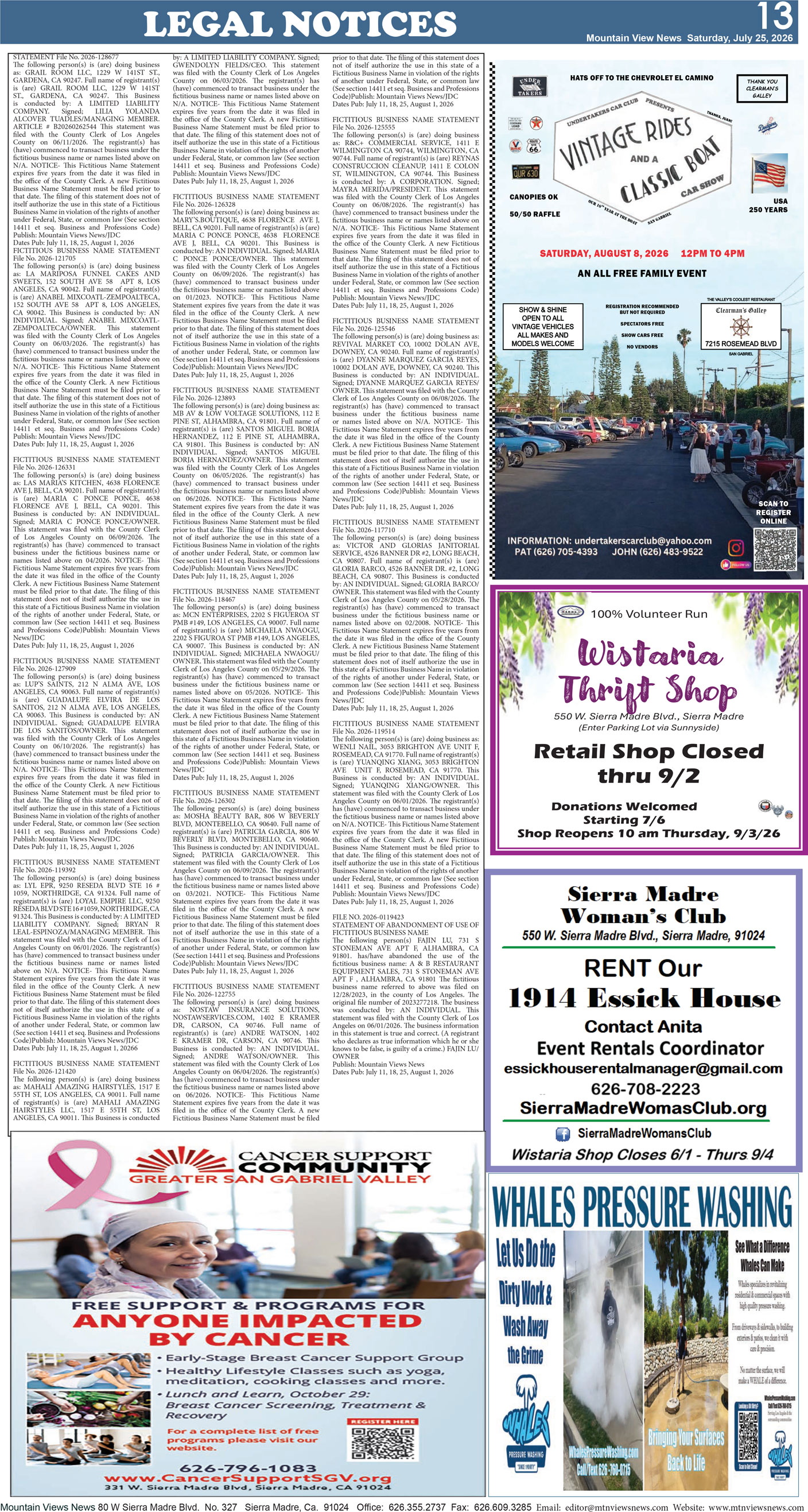 MVNews this week:  Page 13