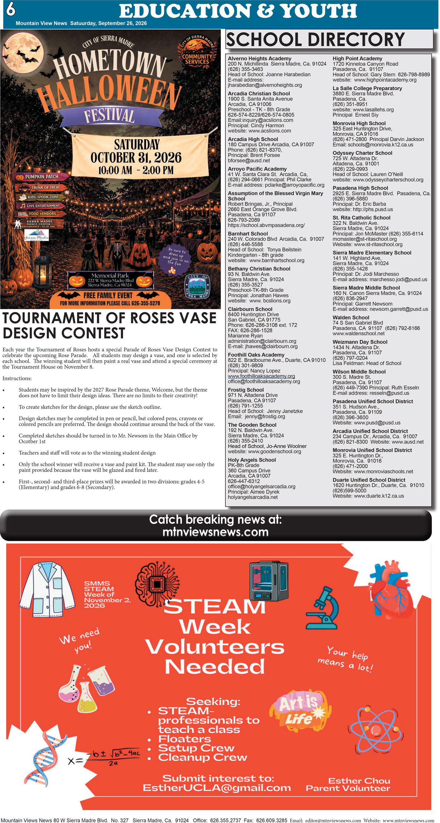 MVNews this week:  Page 6