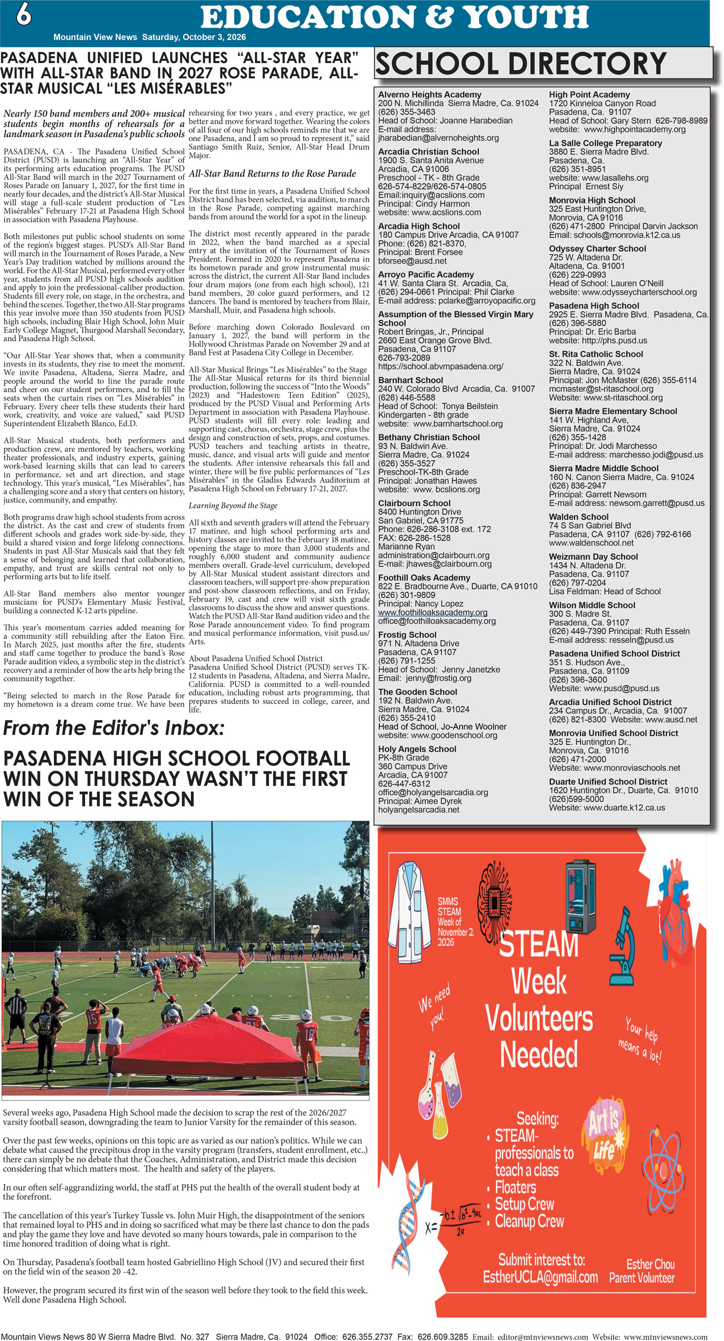 MVNews this week:  Page 6