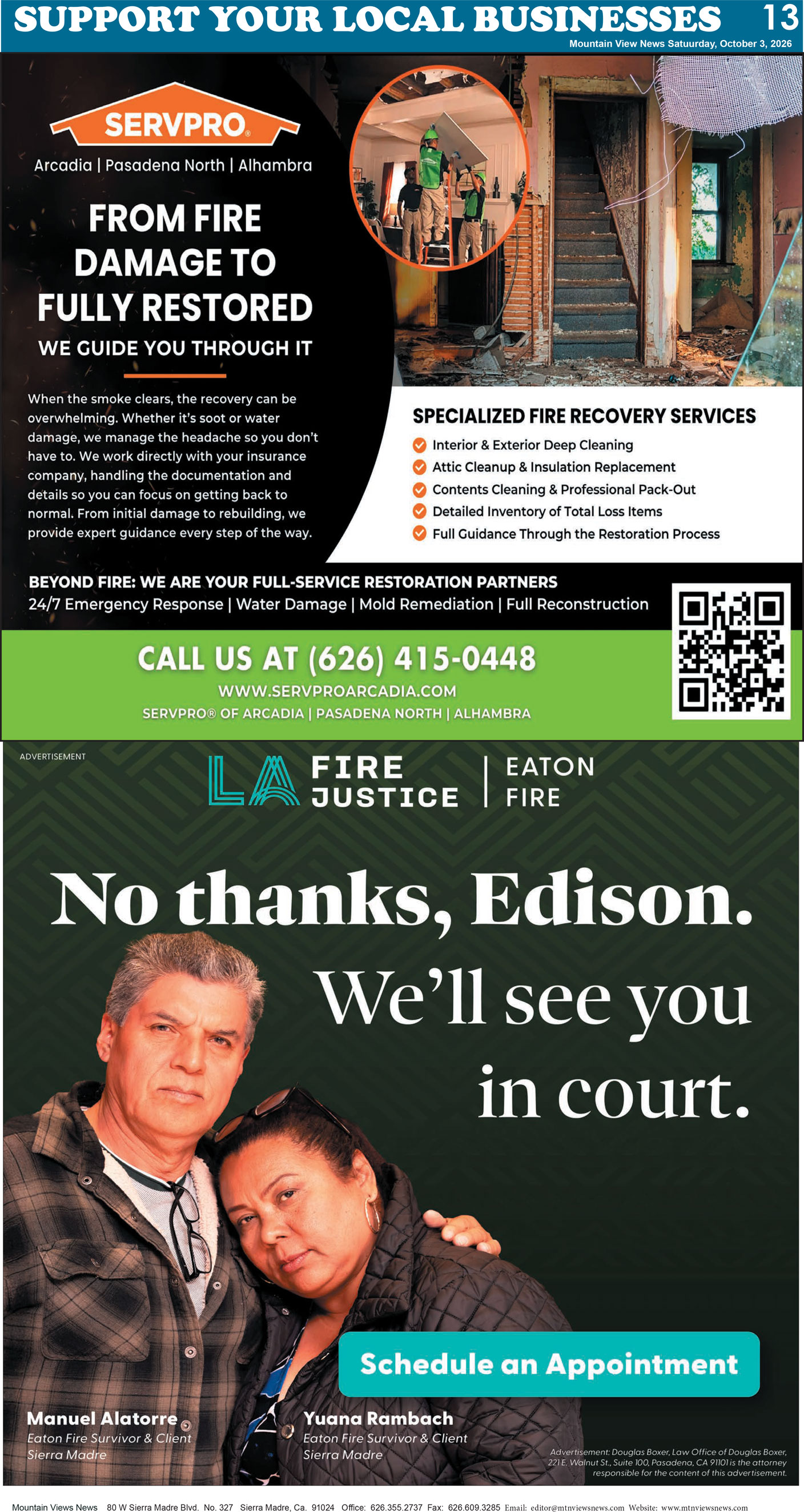 MVNews this week:  Page 13