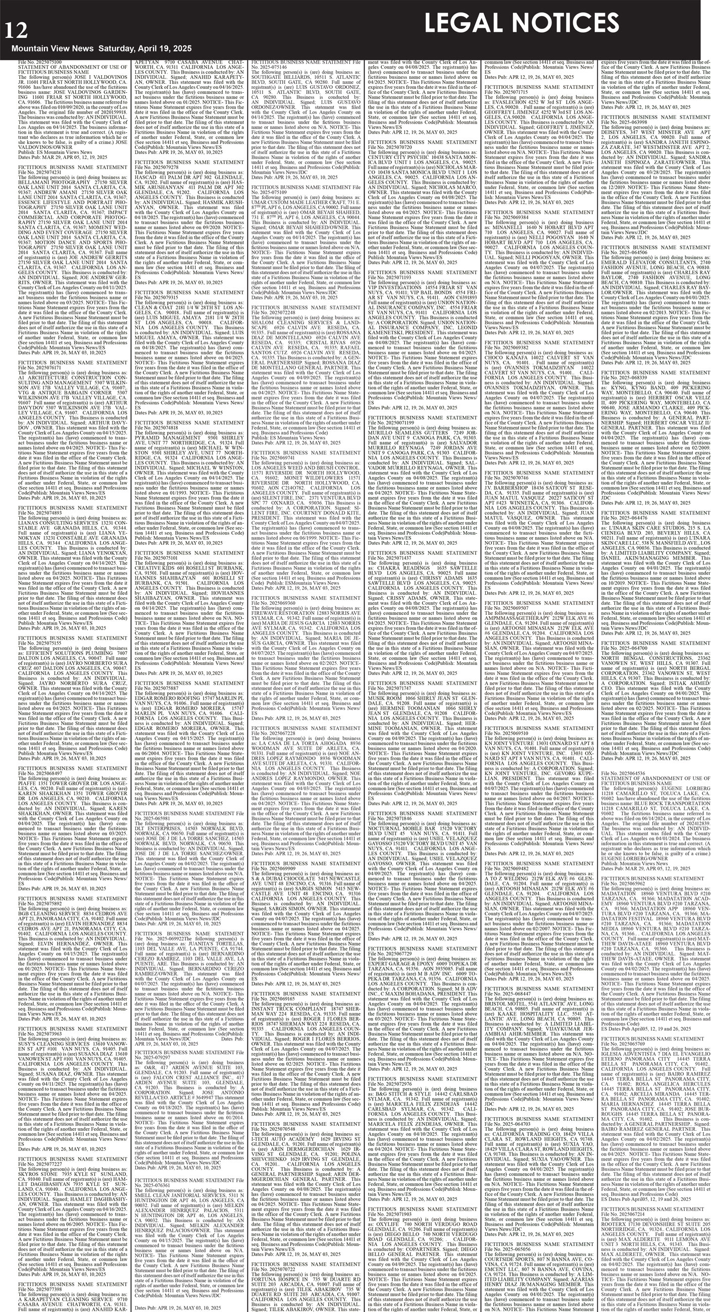 MVNews this week:  Page 12