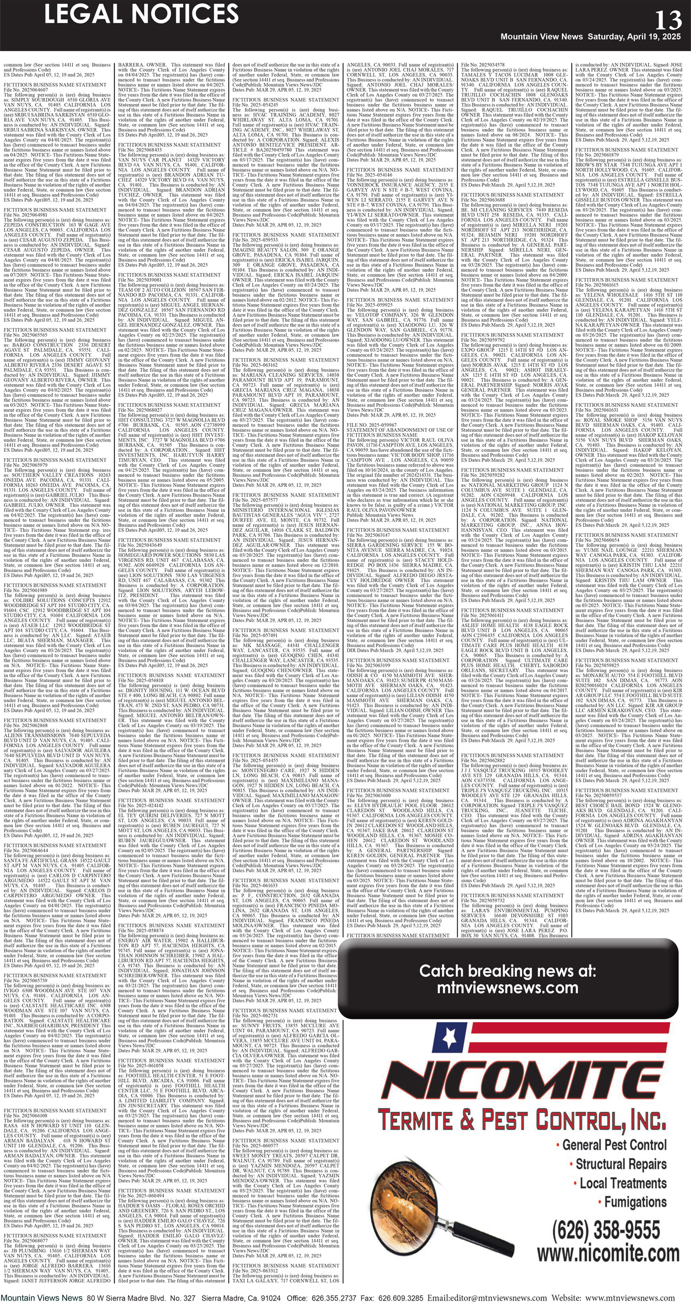 MVNews this week:  Page 13