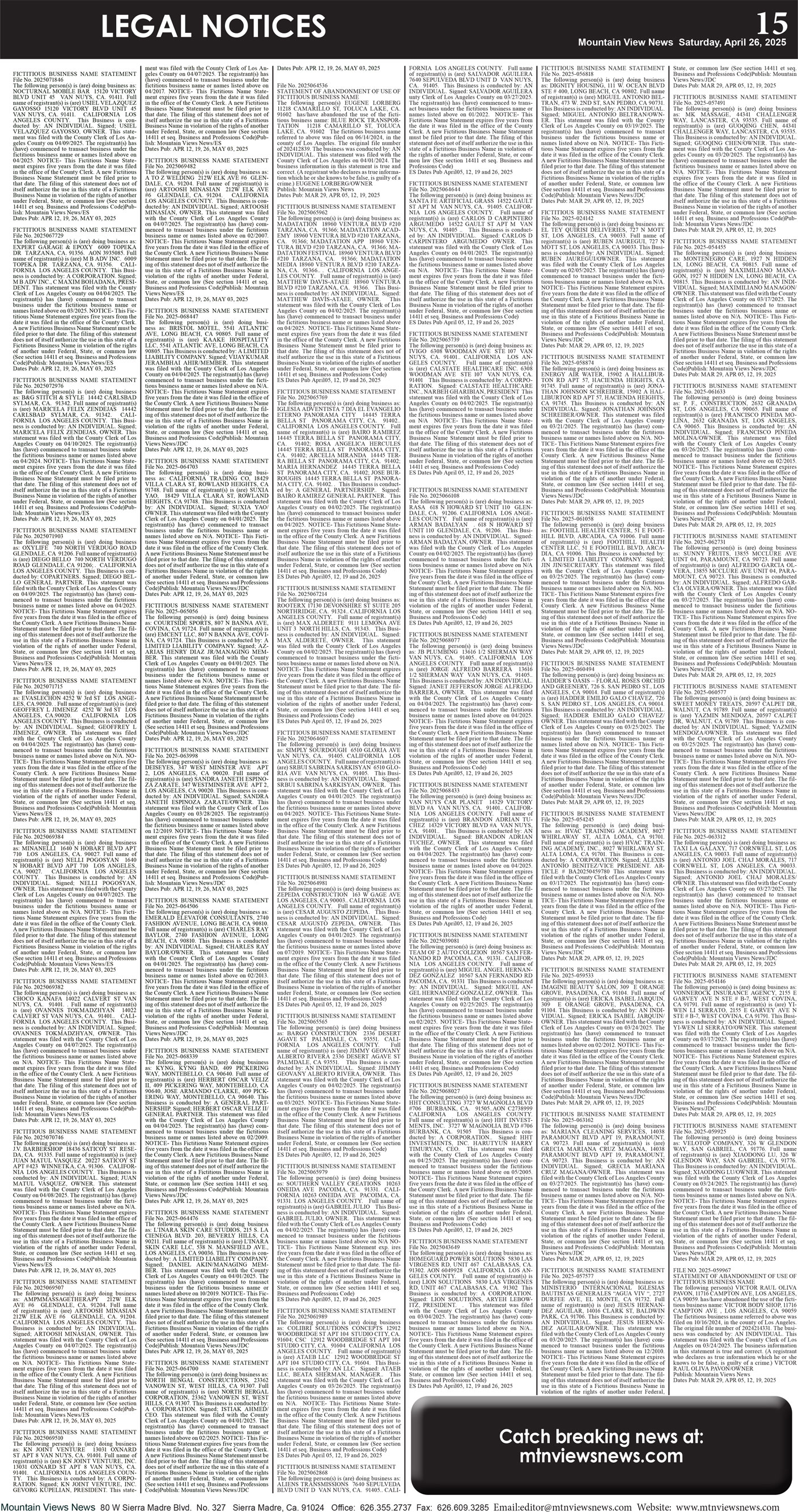 MVNews this week:  Page 15