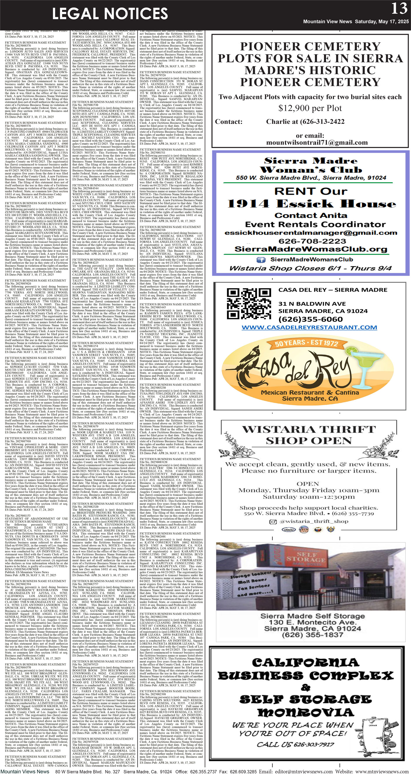 MVNews this week:  Page 13