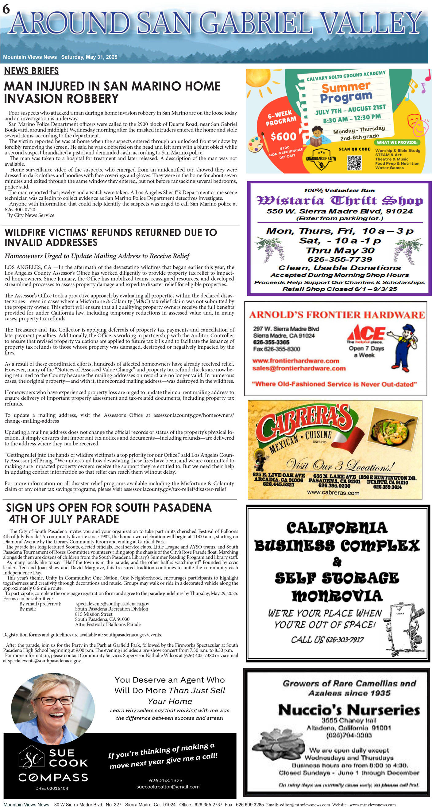 MVNews this week:  Page 6