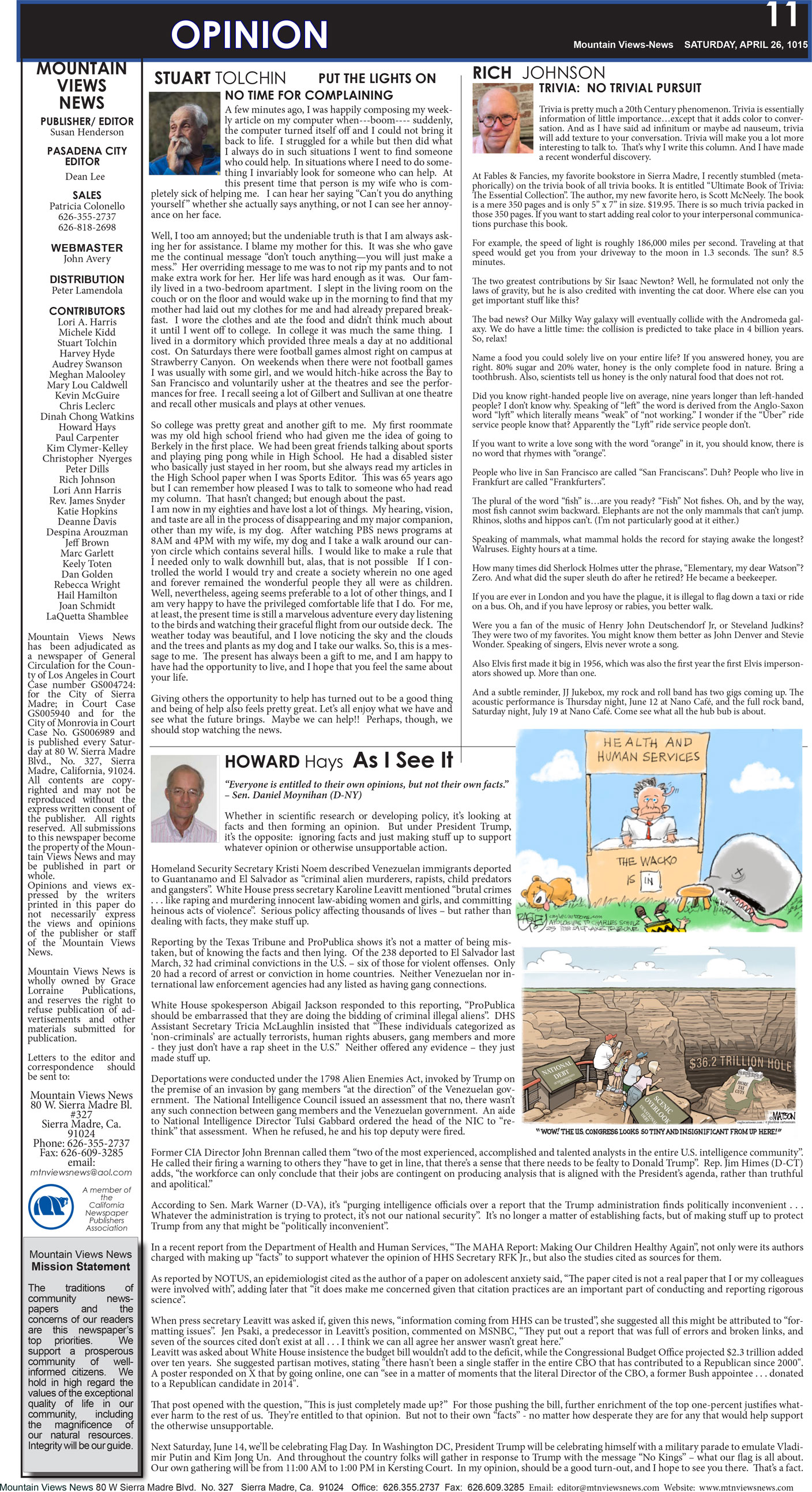 MVNews this week:  Page 11