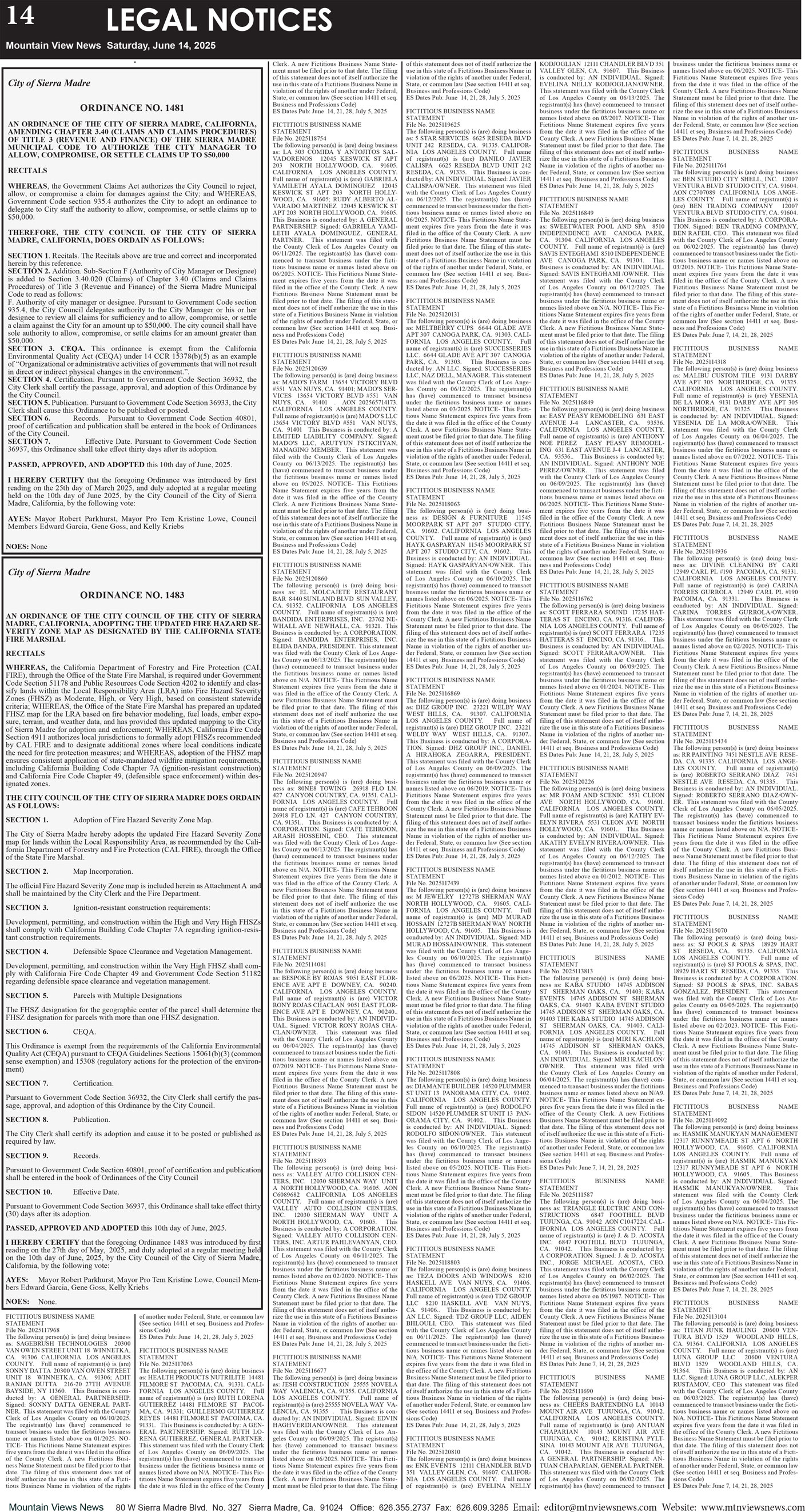 MVNews this week:  Page 14