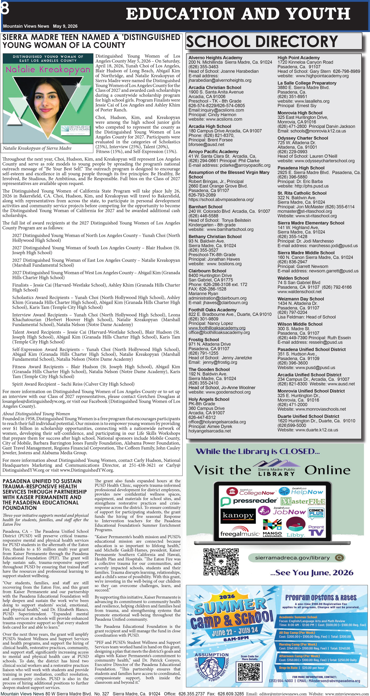 MVNews this week:  Page 8