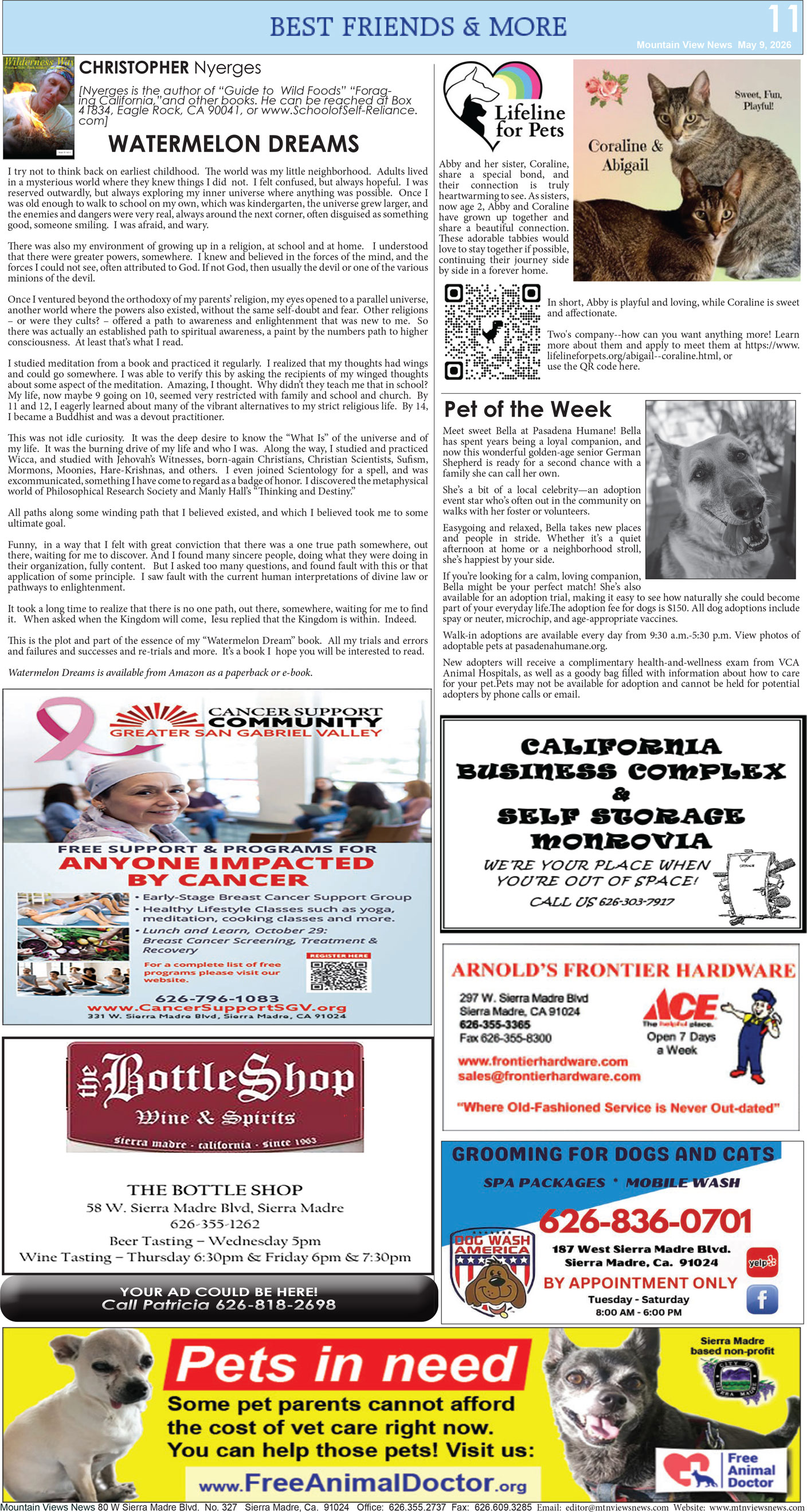 MVNews this week:  Page 11