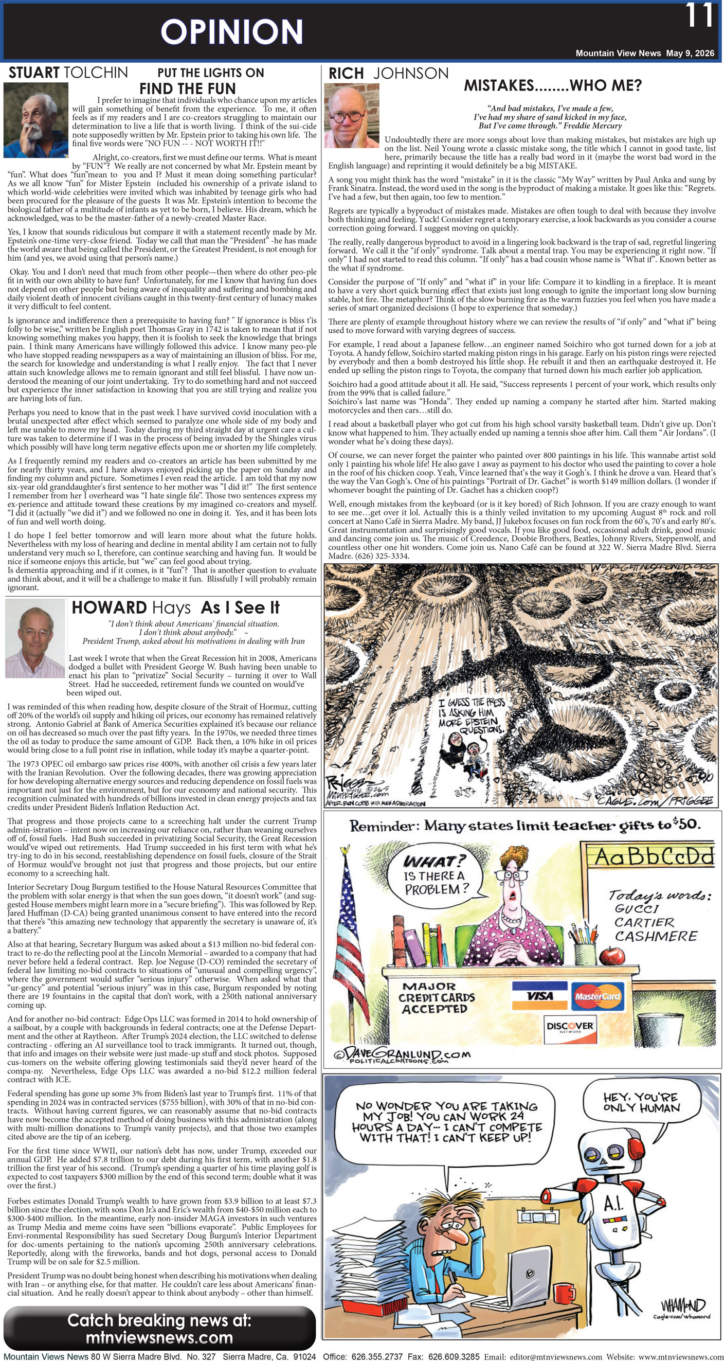 MVNews this week:  Page 11